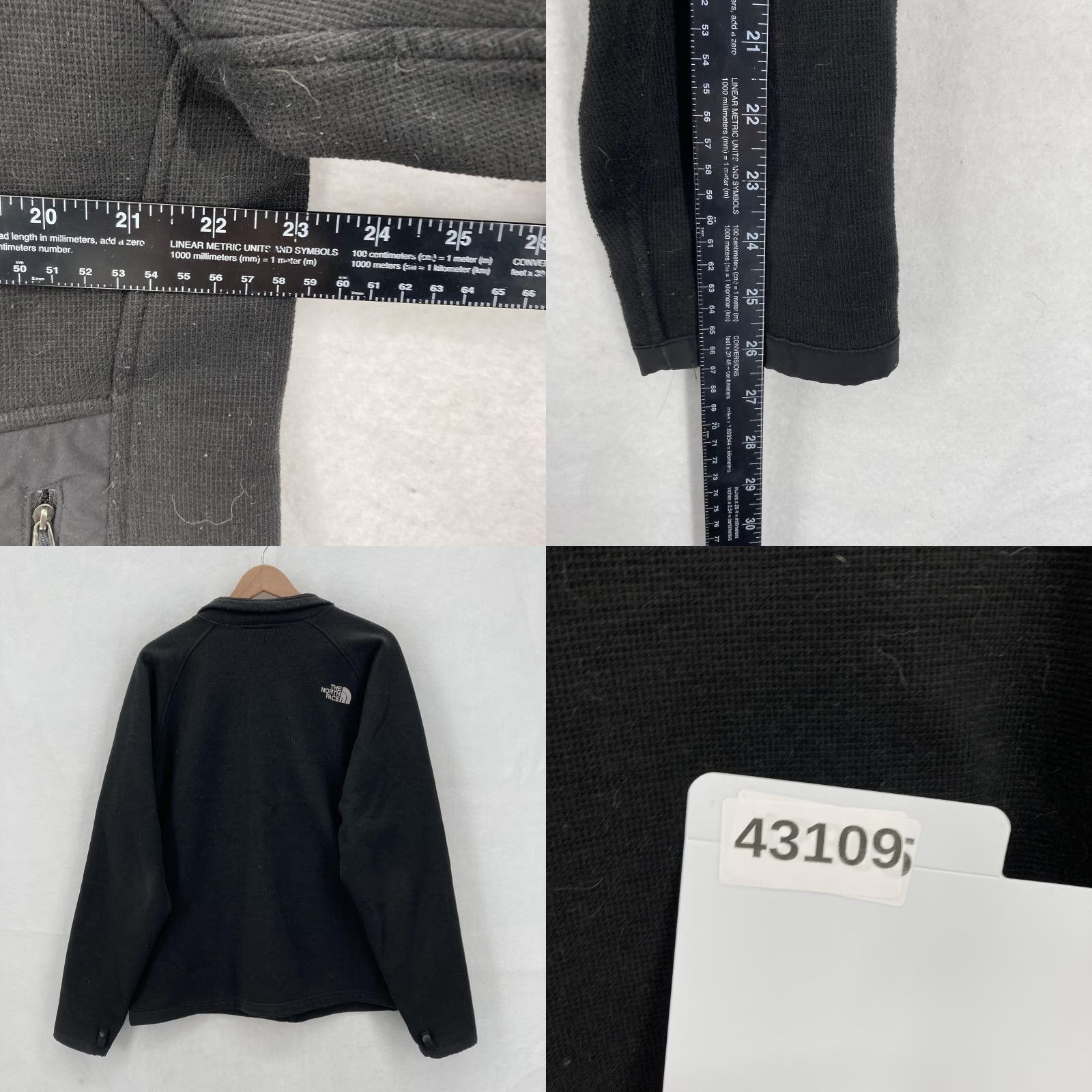 The North Face The North Face Denali Jacket Mens Large Black Fleece Full Zip Chest Pocket Camp Size US L / EU 52-54 / 3 - 8 Thumbnail