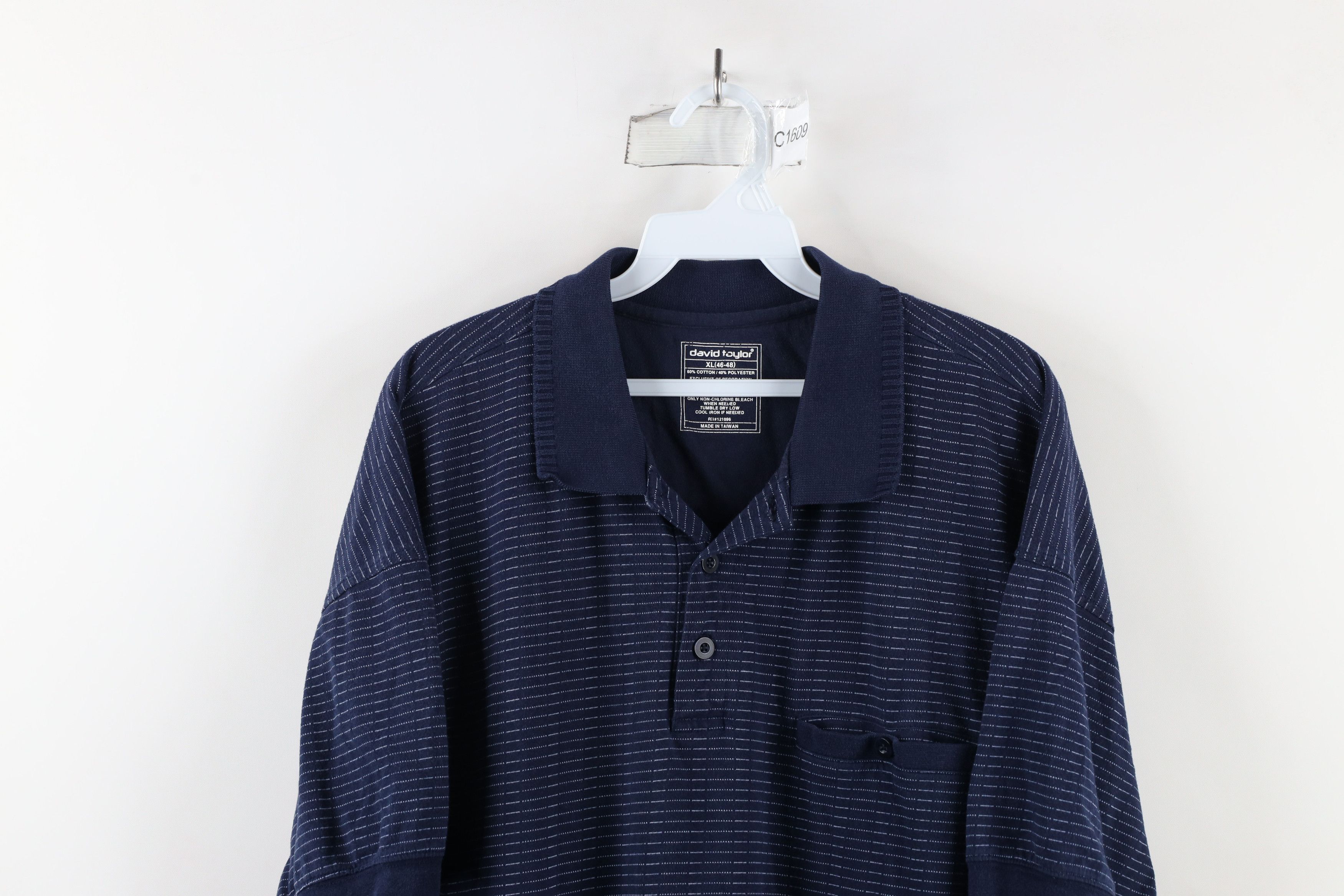 Vintage Vintage 90s Streetwear Knit Collared Pullover Polo Shirt Size US XL / EU 56 / 4 - 2 Thumbnail