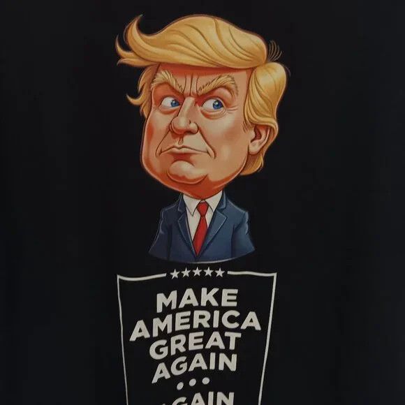 Gildan Trump "Make America Great Again...Again" T-Shirt - Medium Size US M / EU 48-50 / 2 - 2 Thumbnail
