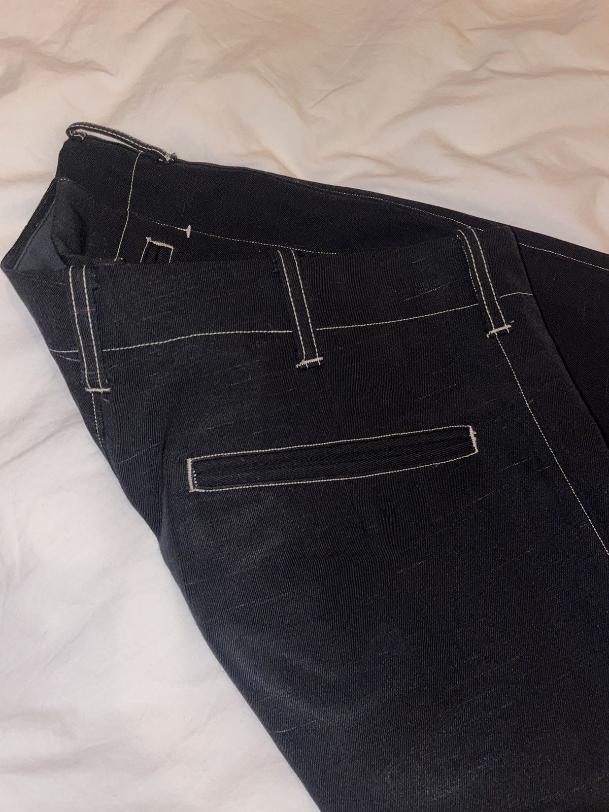 Yohji Yamamoto Small size Wool/Rayon pants Size US 28 / EU 44 - 2 Thumbnail