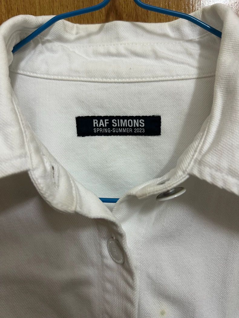 Raf simons 23ss silhouette white shirt