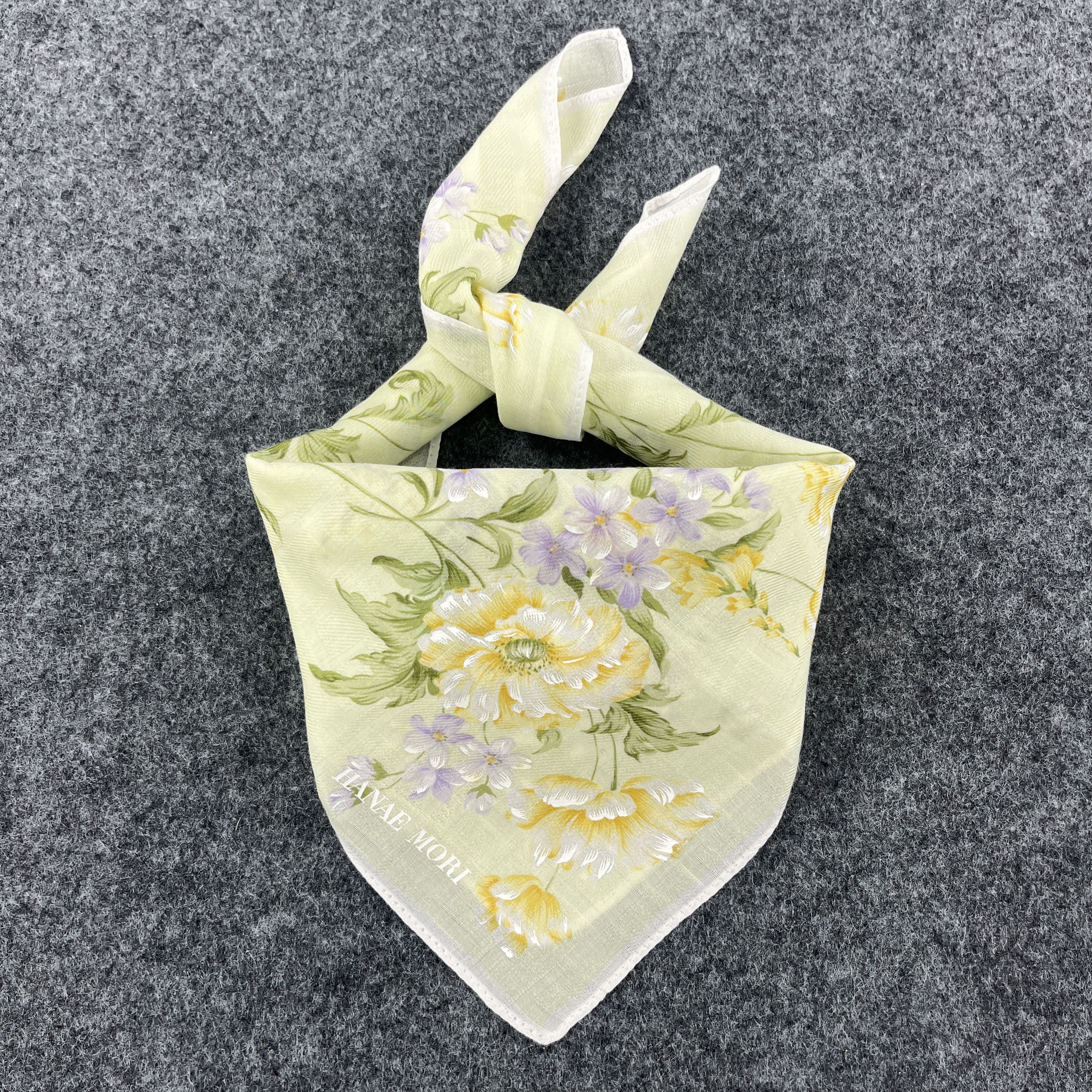 Hanae Mori × Japanese Brand Hanae Mori Bandana / Handkerchief / Neckerchief B053 Size ONE SIZE - 1 Thumbnail