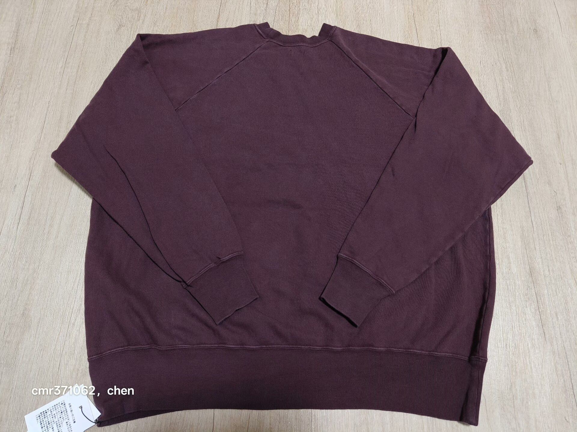A.PRESSE APRESSE 26ss Vintage Burdy Sweatshirt Size US L / EU 52-54 / 3 - 5 Thumbnail