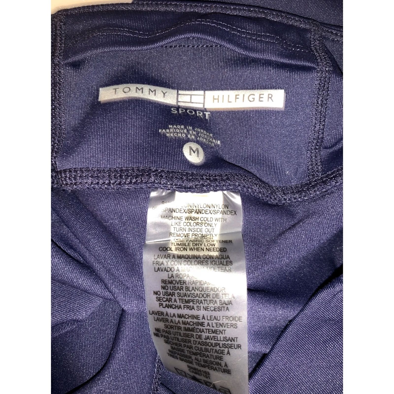 Tommy Hilfiger Tommy Hilfiger Women’s M Blue Crop Workout Legging Activewear-4179 Size 32" / US 10 / IT 46 - 7 Thumbnail