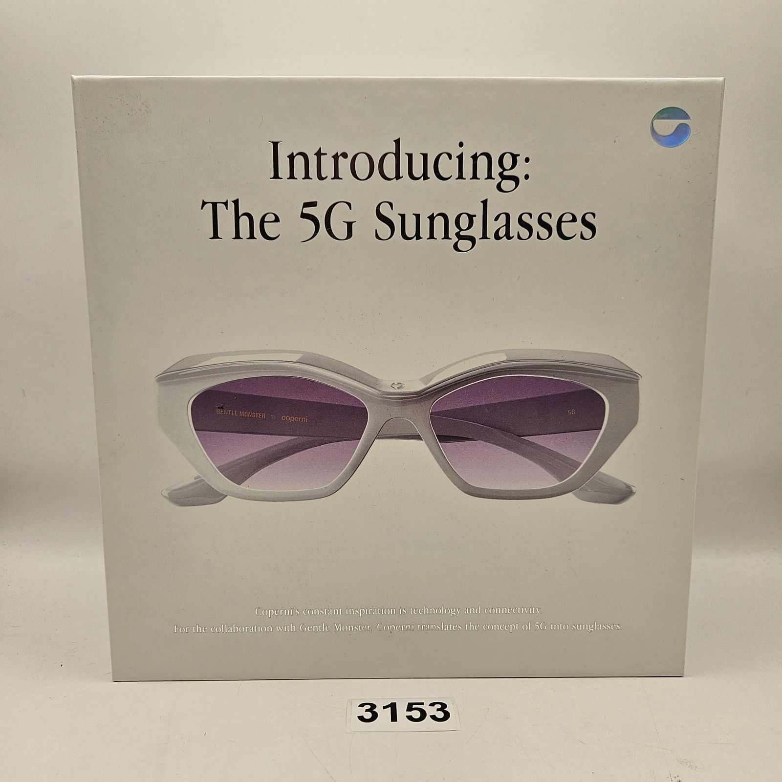 Gentle Monster GENTLE MONSTER X COPPERNI 5G 01 WHITE SUNGLASSES 52-19-144 Size ONE SIZE - 2 Thumbnail