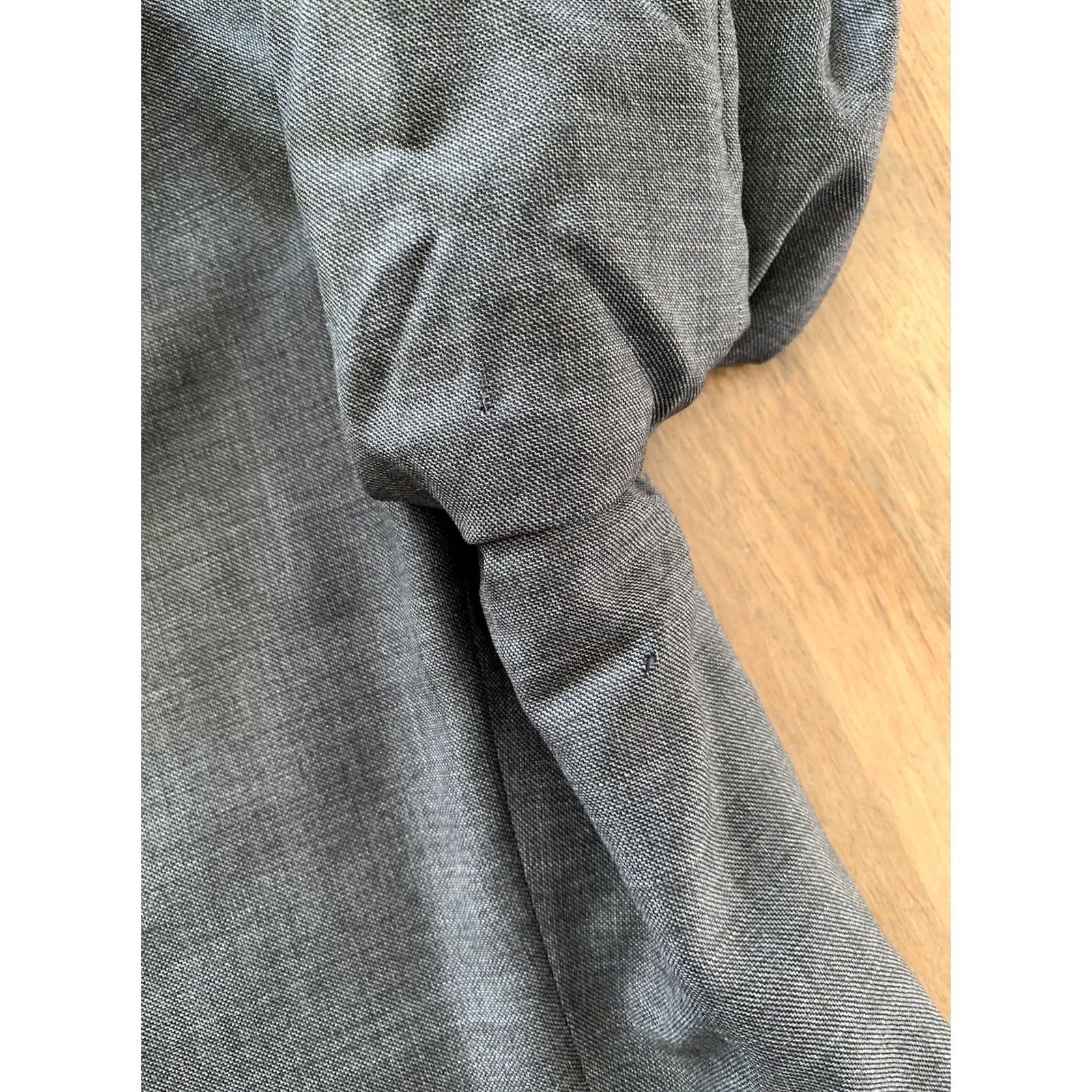 Vintage Hickey Freeman Mens Gray Blazer Sport Jacket 42S Single Vent Textured Boardroom Size 42R - 6 Thumbnail