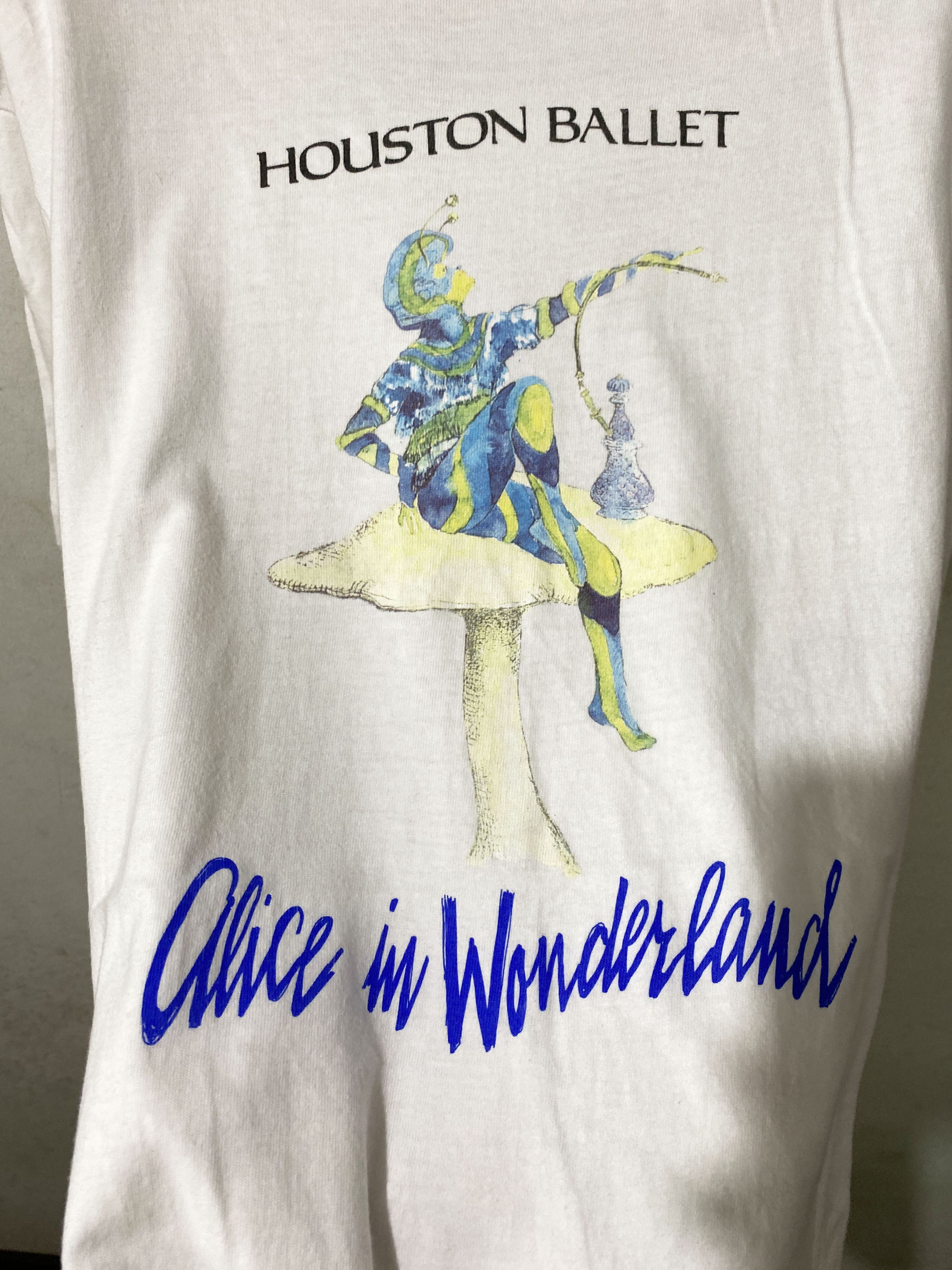 Vintage 90s Houston Ballet Alice in Wonderland Shirt
