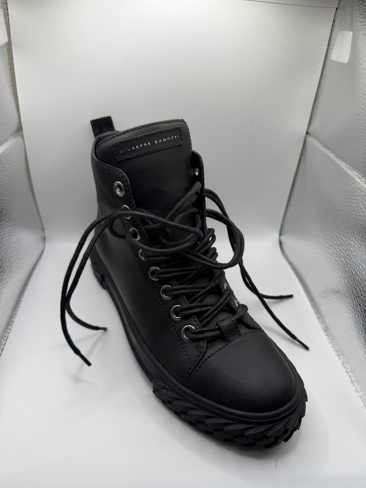 Giuseppe Zanotti Giuseppe Zanotti Black Blabber High-Top Sneakers Size US 8 / EU 41 - 9 Thumbnail