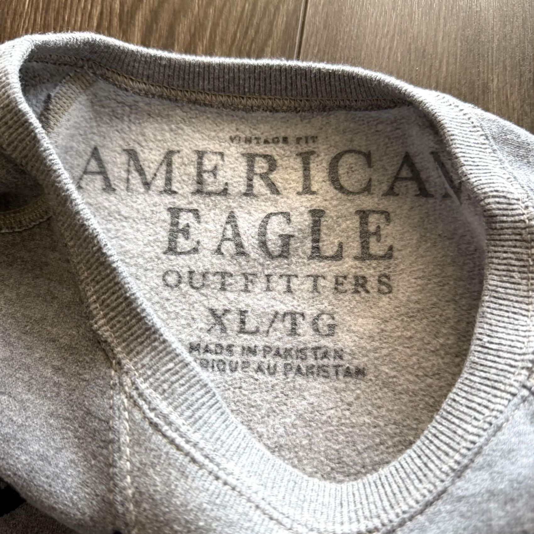 American Eagle Outfitters VINTAGE American Eagle Sweatshirt Mens XL Gray Fleece Pullover Crew Neck Graphic Print Repel 2000s Y2K Size US XL / EU 56 / 4 - 5 Thumbnail