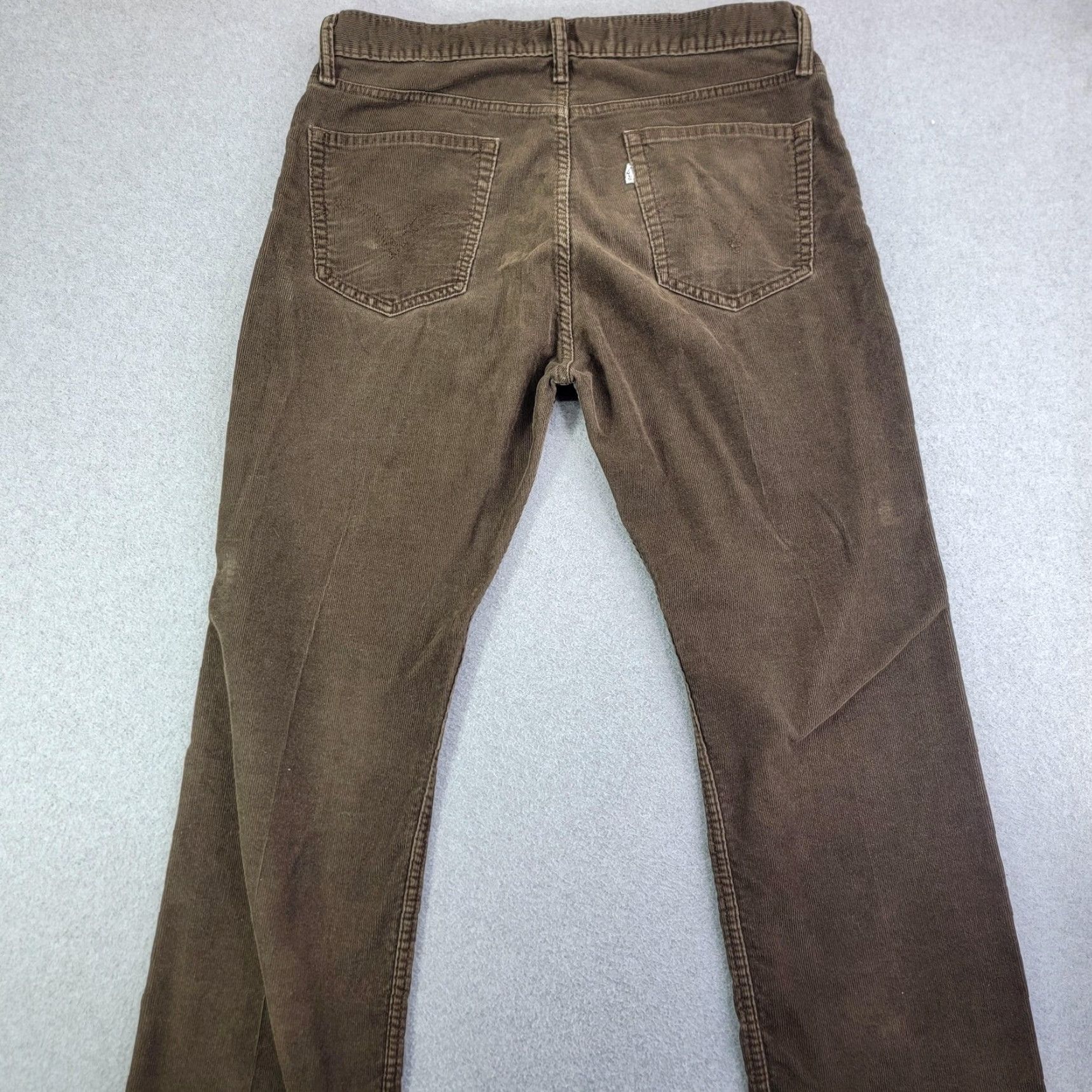 Levi's Levi's 505 Pants Mens 36x32 Brown Corduroy 5-Pocket Straight Fit Casual Shirt? Size US 36 / EU 52 - 5 Thumbnail