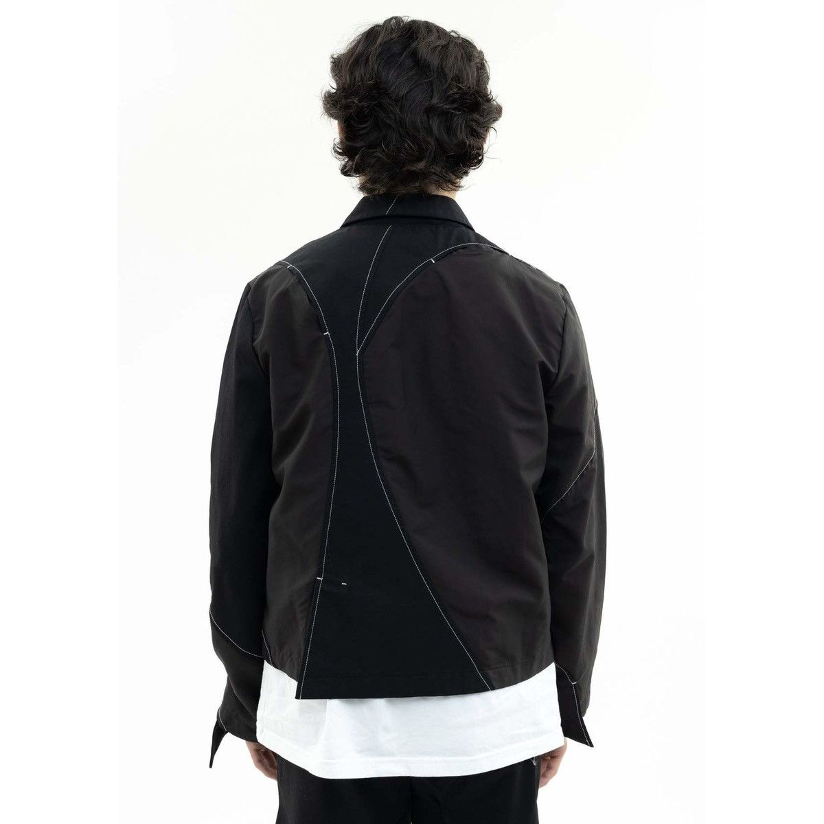 POST ARCHIVE FACTION (PAF) 4.0+ Jacket Center zip drizzler contrast stitch technical Size US M / EU 48-50 / 2 - 11 Thumbnail