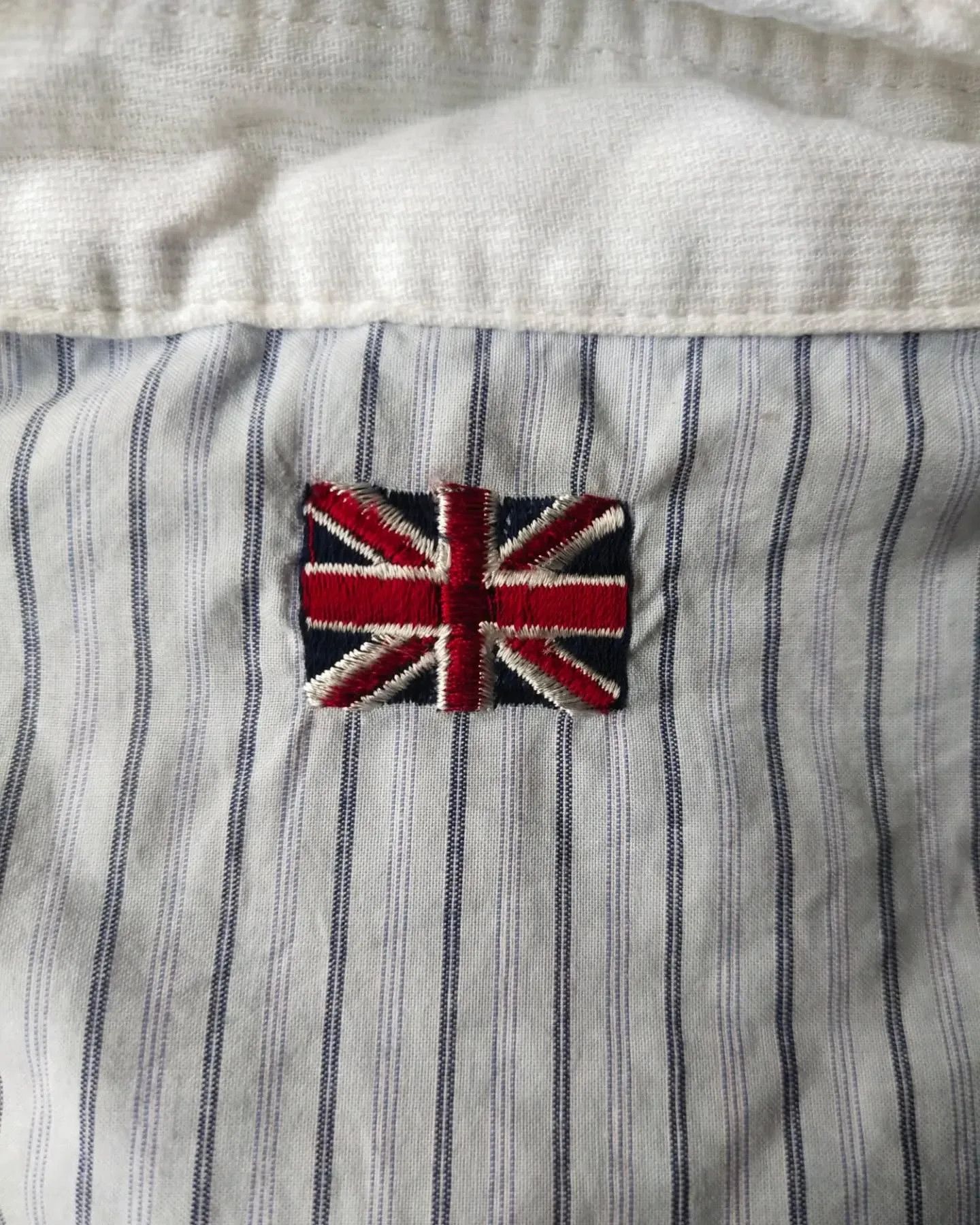 PPFM Vintage PPFM Japanese Brand Punk Striped Shirt Union Jack Size US L / EU 52-54 / 3 - 4 Thumbnail