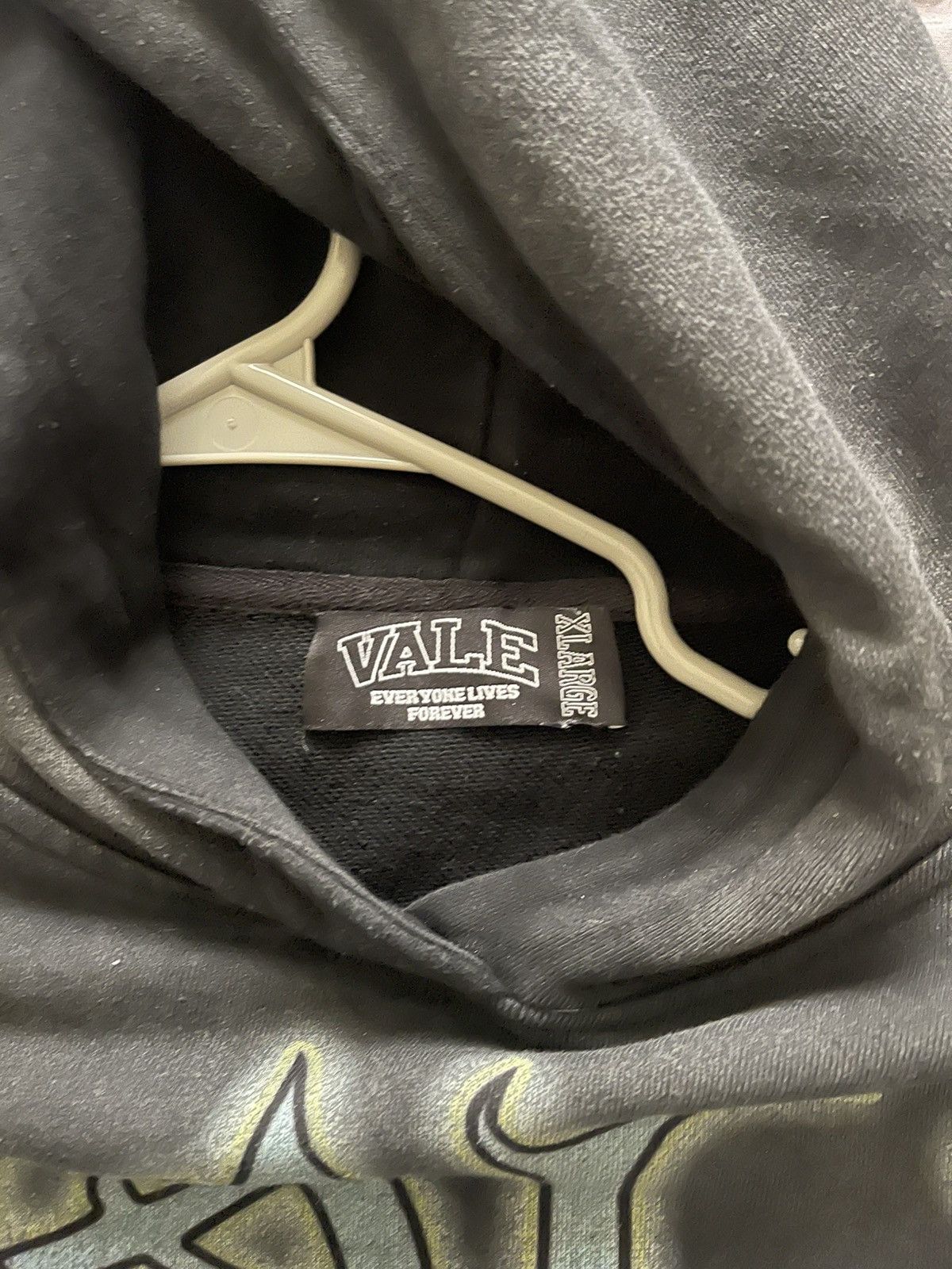 Vale VALE NEPTUNE WASHED BLACK HOODIE Size US XL / EU 56 / 4 - 3 Thumbnail