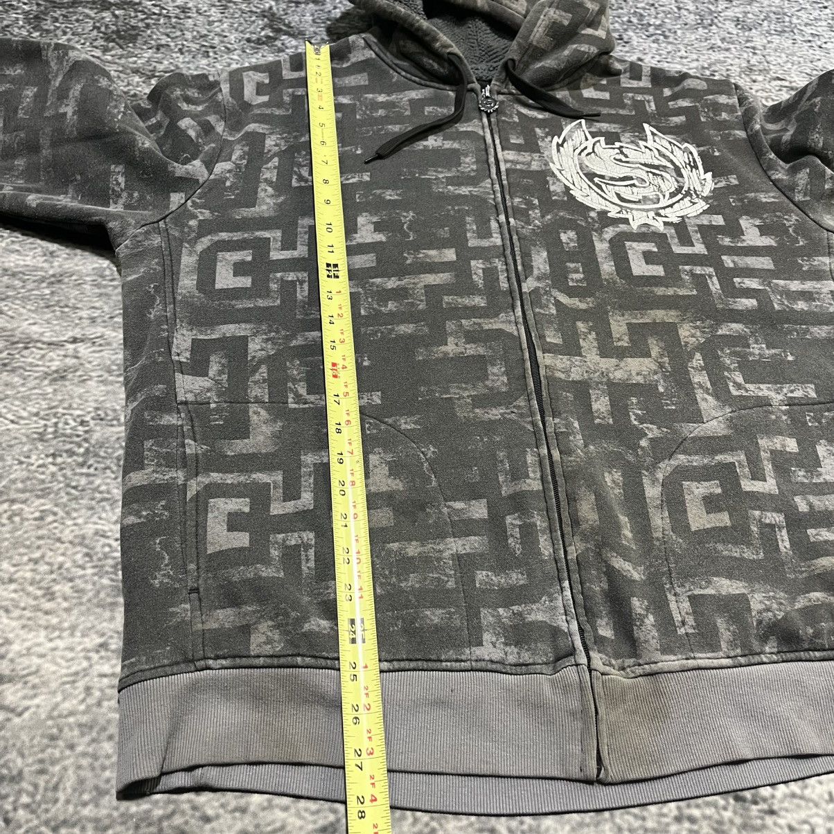 Vintage VINTAGE Y2K SINISTER GRUNGE CYBER SKATER ZIP UP HOODIE LARGE Size US L / EU 52-54 / 3 - 15 Thumbnail