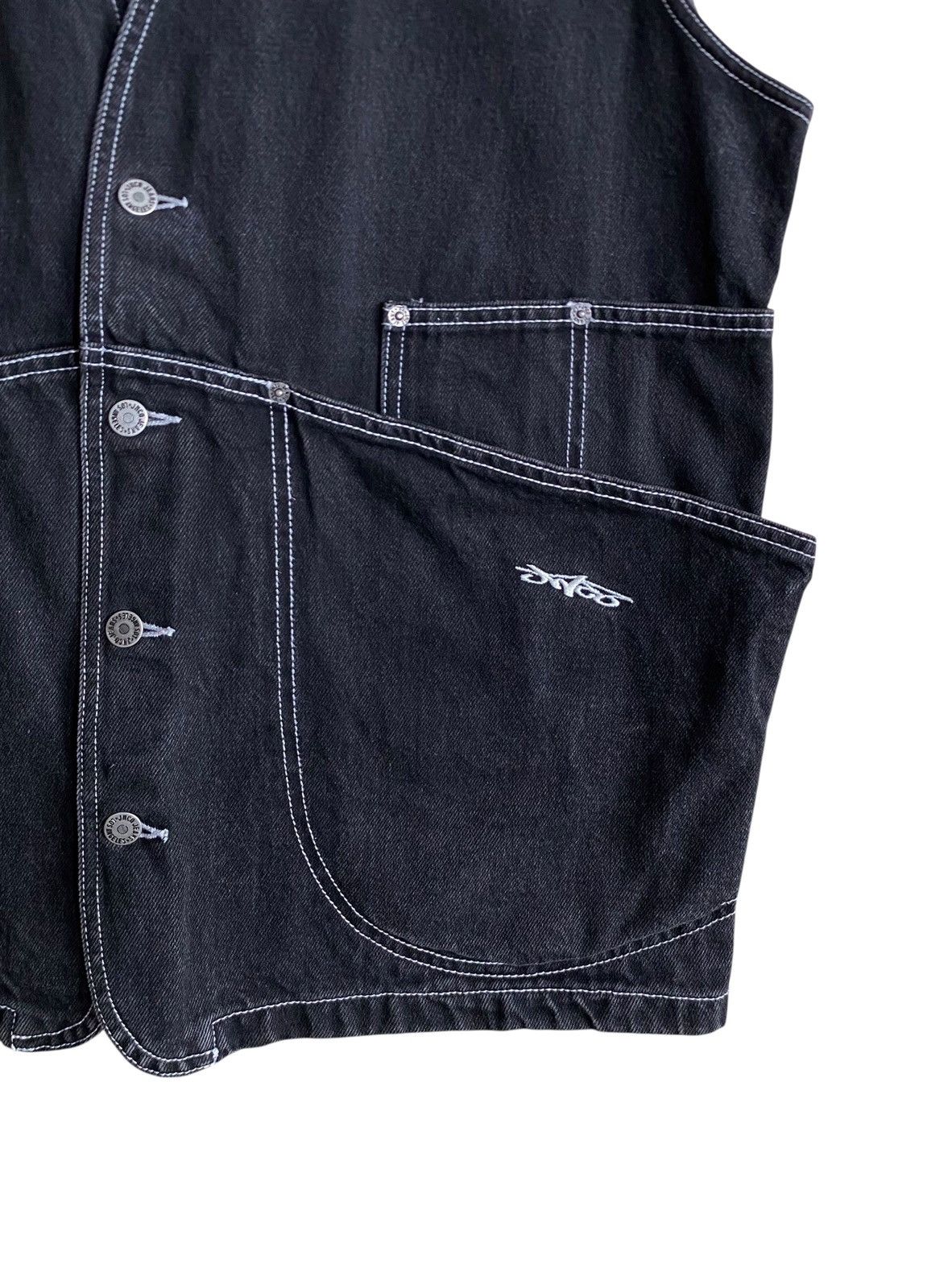 JNCO Very Rare Vintage Brand JNCO Made In Usa Denim Vests 1990s Size US L / EU 52-54 / 3 - 7 Thumbnail