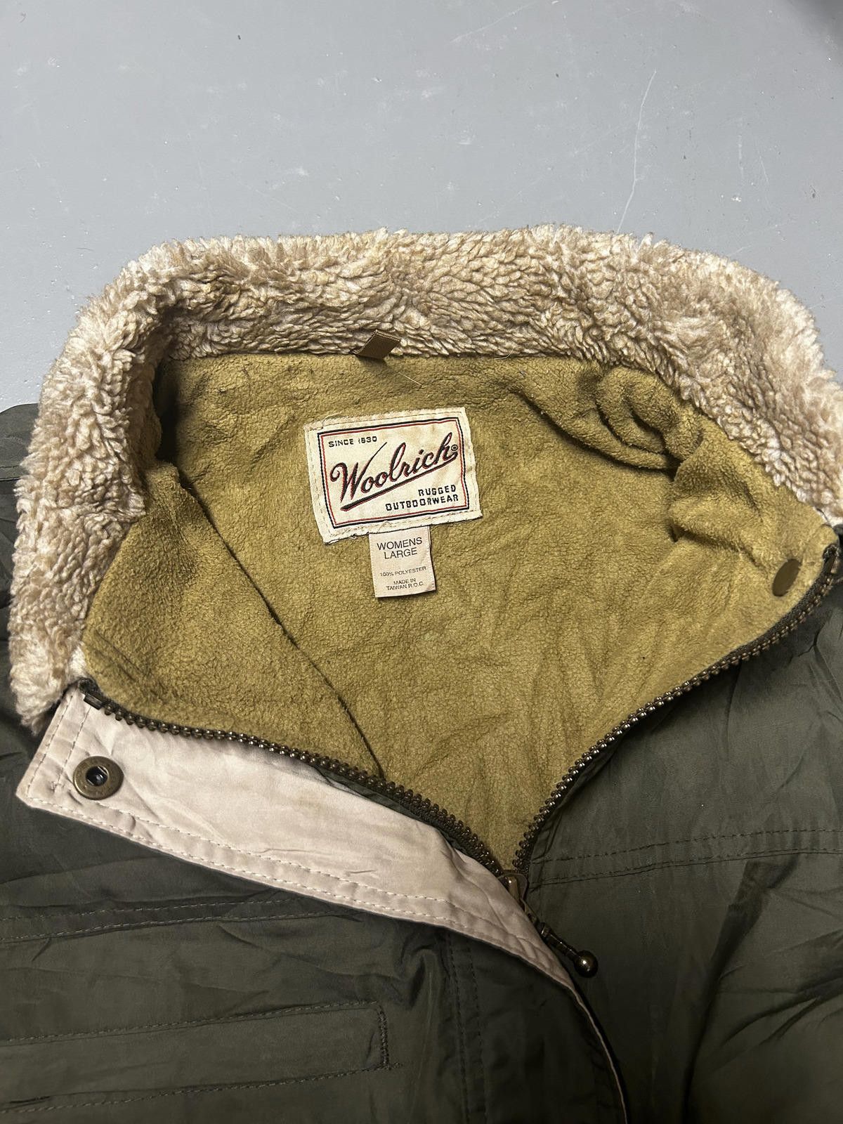 Woolrich Woolen Mills Woolrich Casual Quilted Jacket with Sherpa Collar Size L / US 10 / IT 46 - 4 Thumbnail