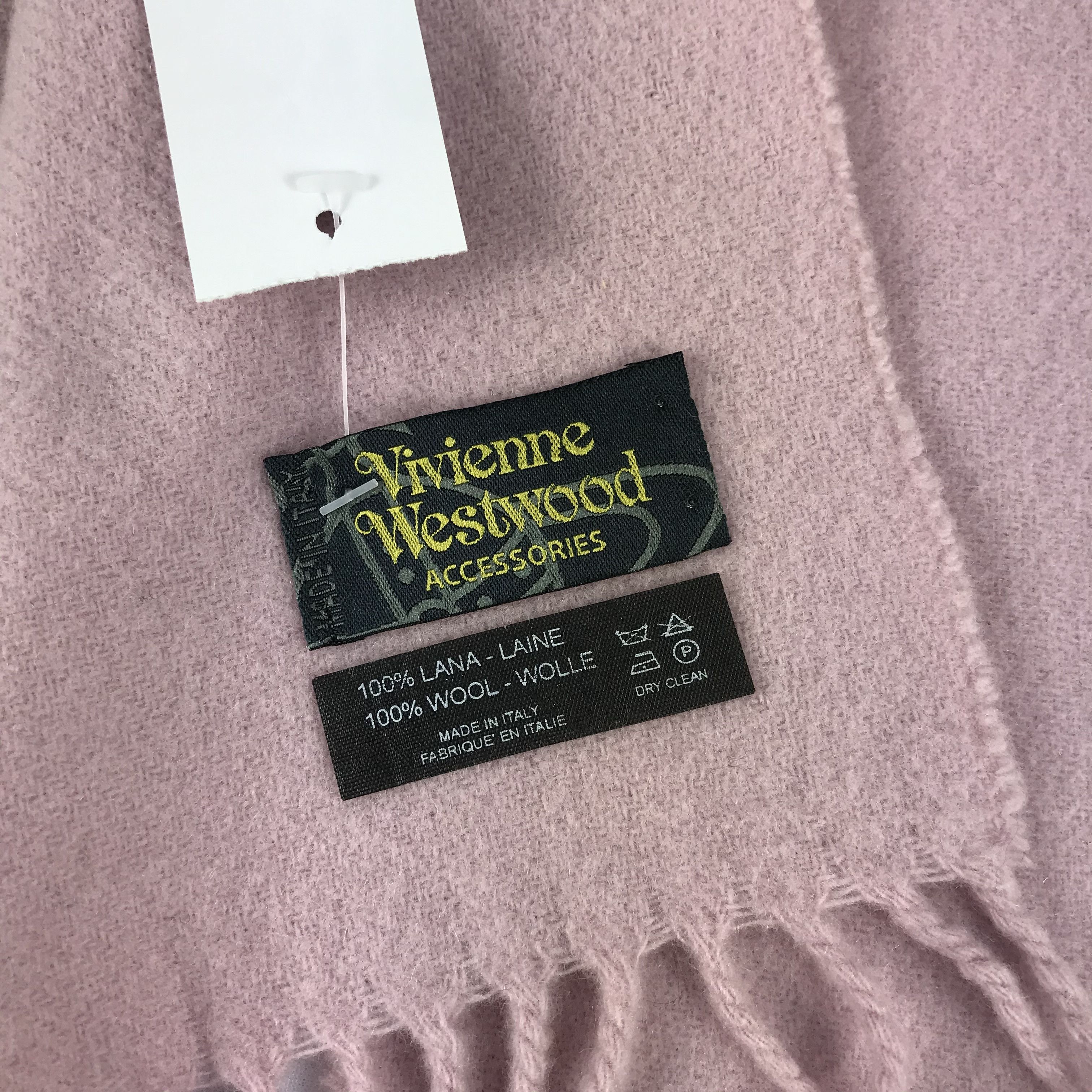Vintage × Vivienne Westwood Vintage Vivienne Westwood Scarf Muffler Orbs Wool Scarves Size ONE SIZE - 4 Thumbnail