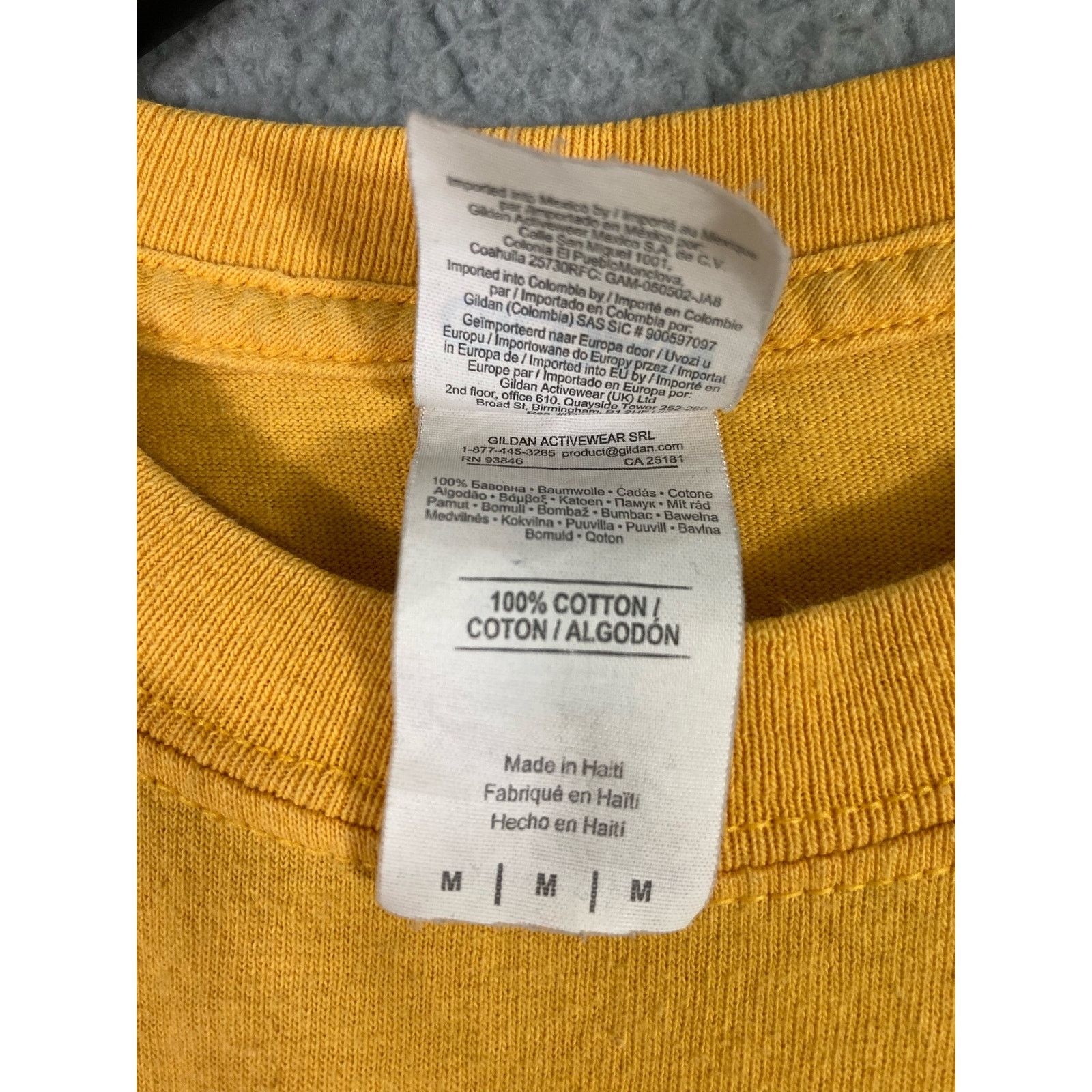 Gildan Vintage Cinco De Mayo T-Shirt Yellow Unisex M Graphic Print Size US M / EU 48-50 / 2 - 3 Thumbnail