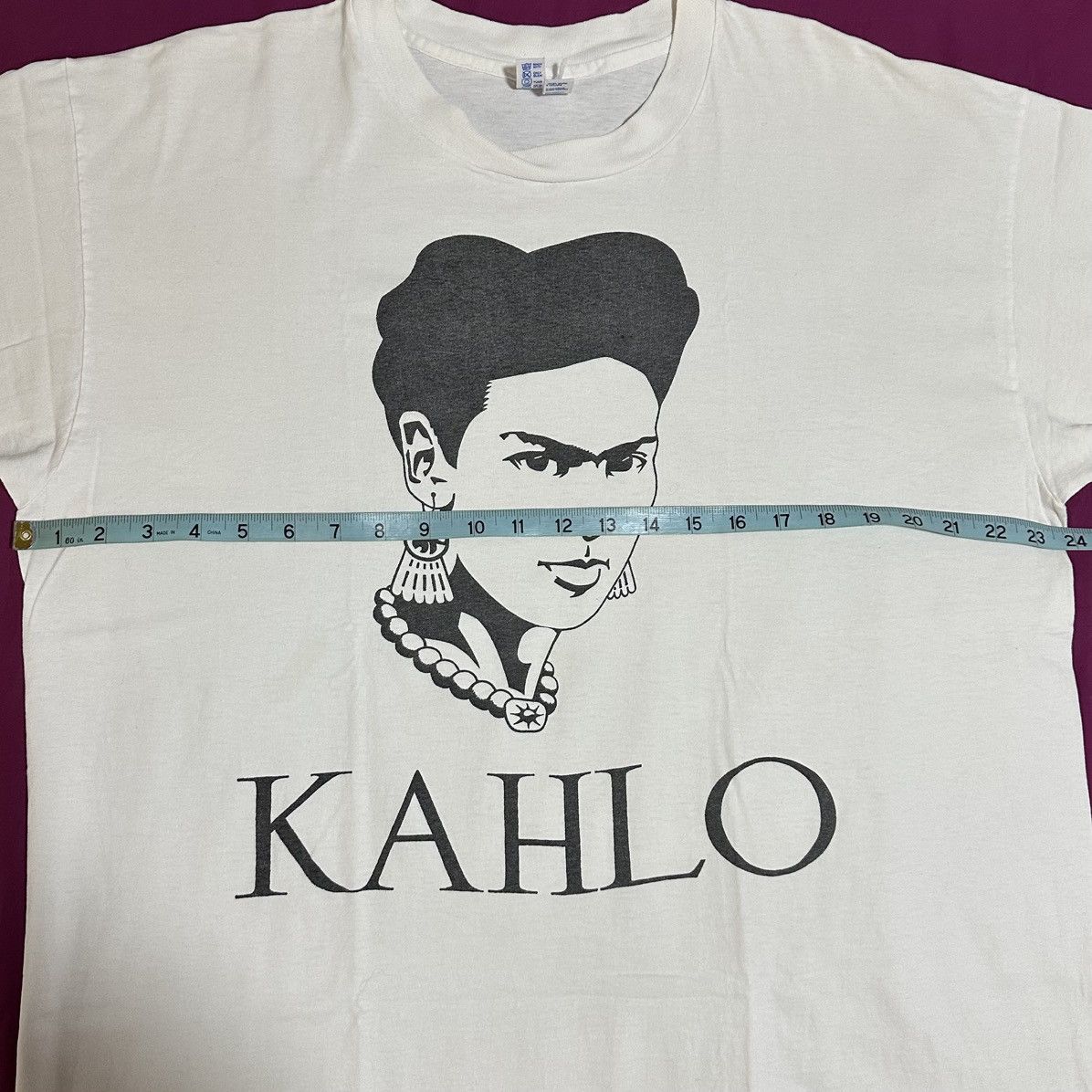 Vintage Vintage Frida Kahlo T Shirt 1990s Art XXL Size US XXL / EU 58 / 5 - 5 Thumbnail
