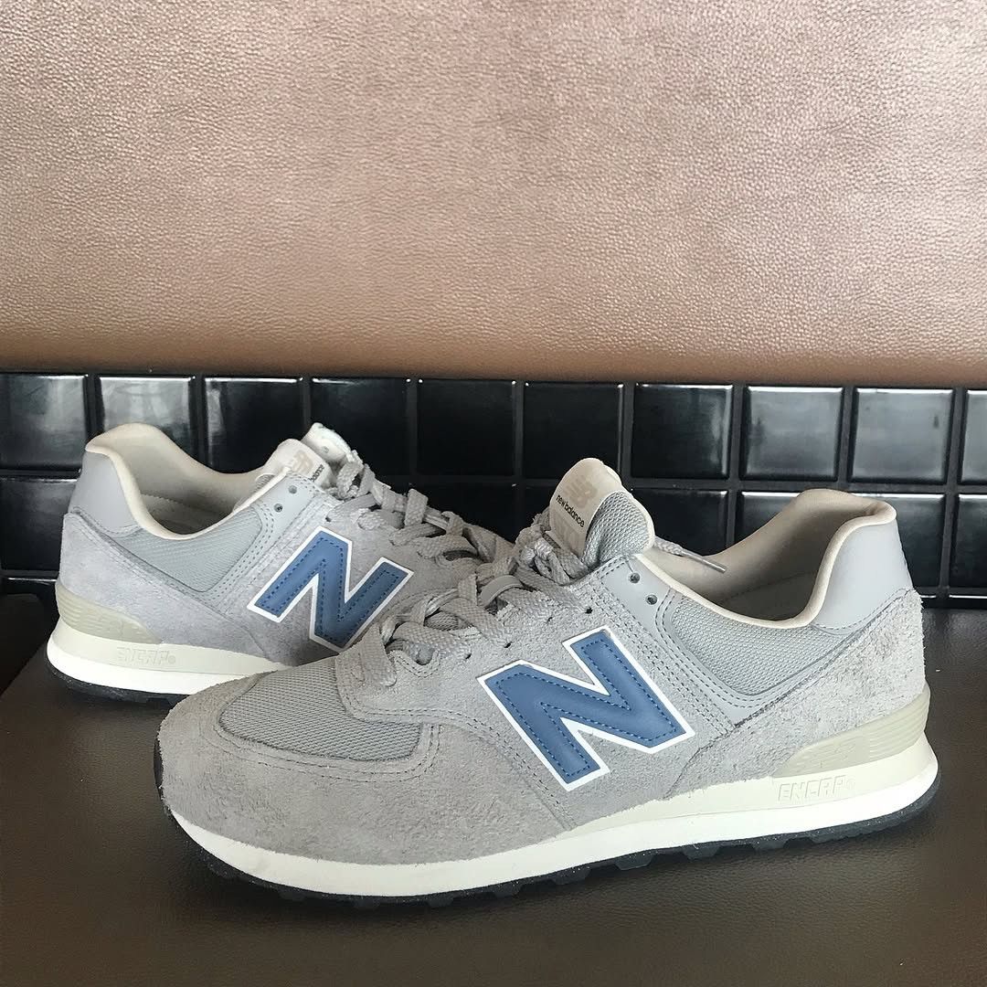 New Balance New Balance 574 Classic Heritage Grey Suede Charcoal 10.5uk Size US 10.5 / EU 43-44 - 17 Thumbnail