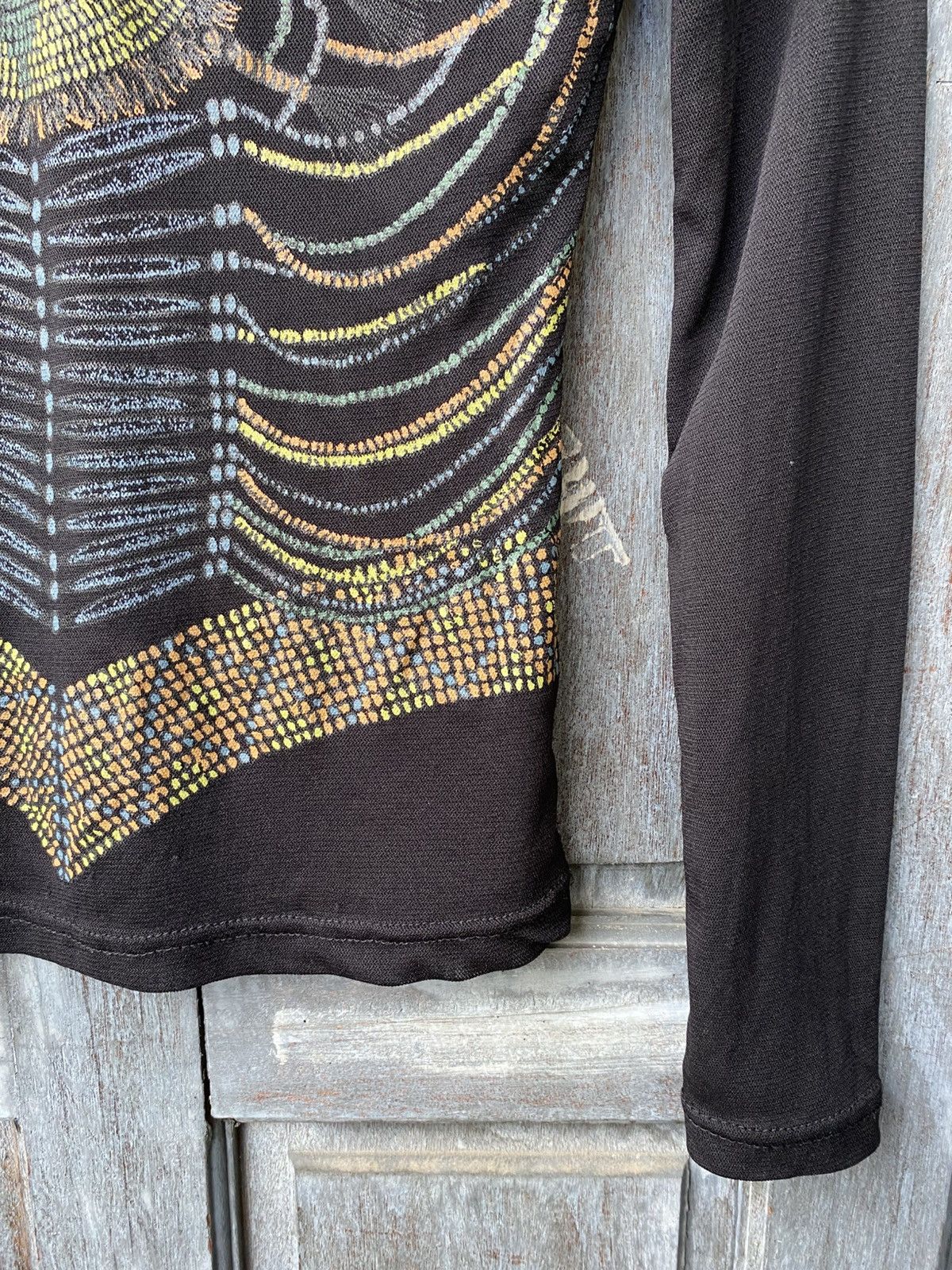 Vintage JPG Style Tribal Mesh Psychedelic Cyberpunk Goth Rave Trance Size ONE SIZE - 6 Thumbnail