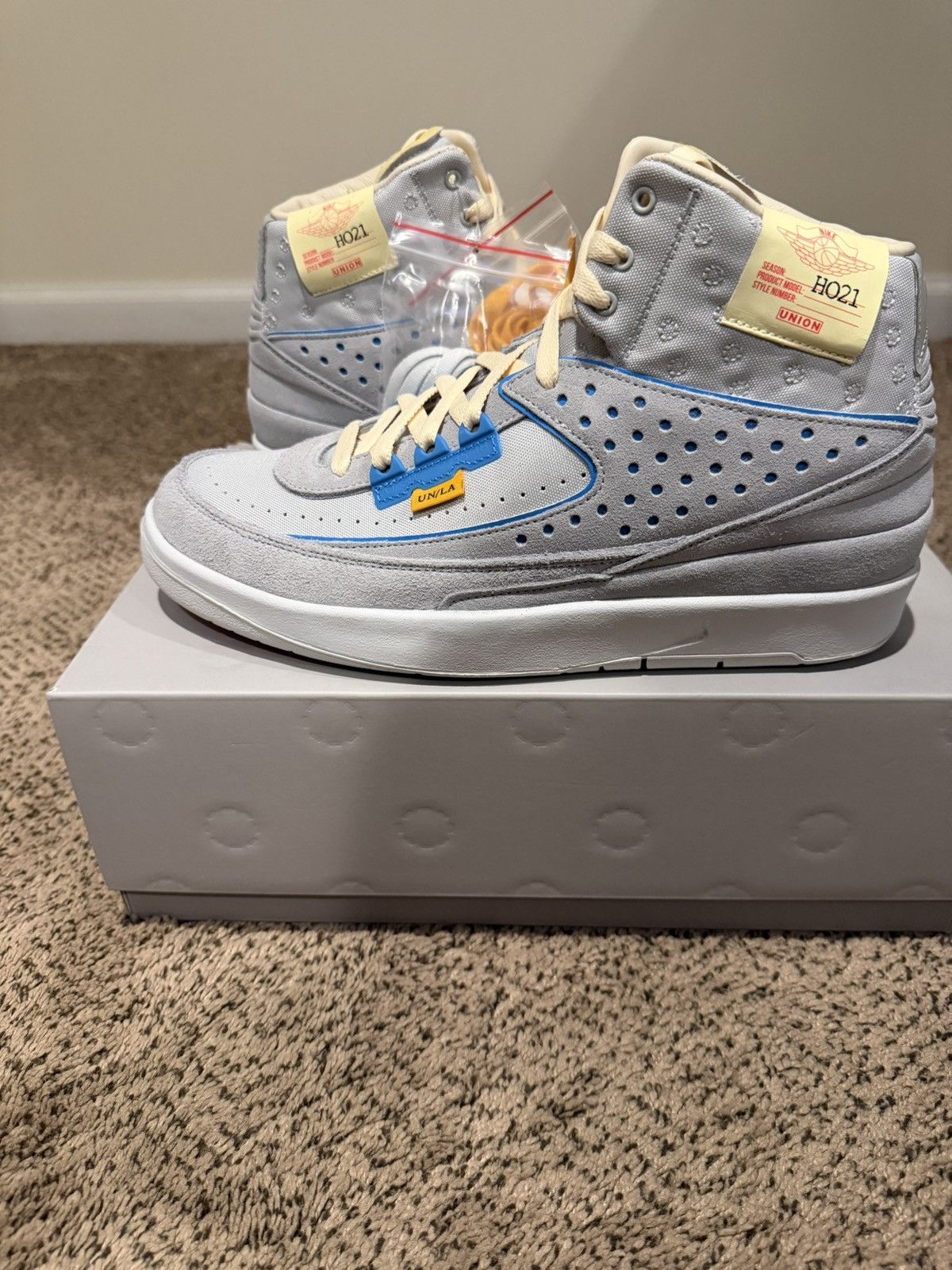 Jordan Brand × Union LA Jordan 2 Union Grey Fog Size US 10.5 / EU 43-44 - 2 Thumbnail