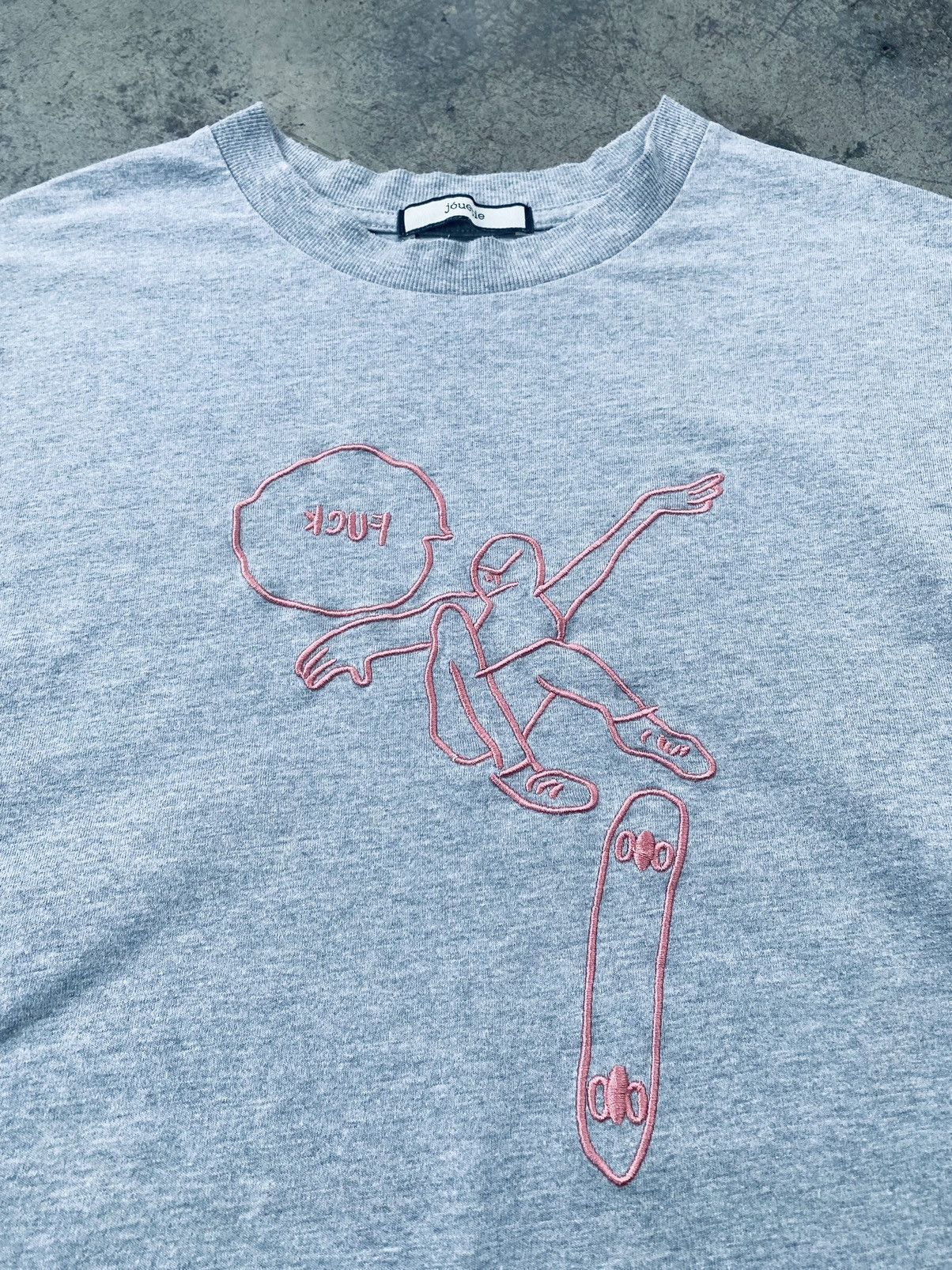 Thrasher Vintage Thrasher Fuck x Jouetie Embroidery Long sleeve Tees Size US M / EU 48-50 / 2 - 3 Thumbnail