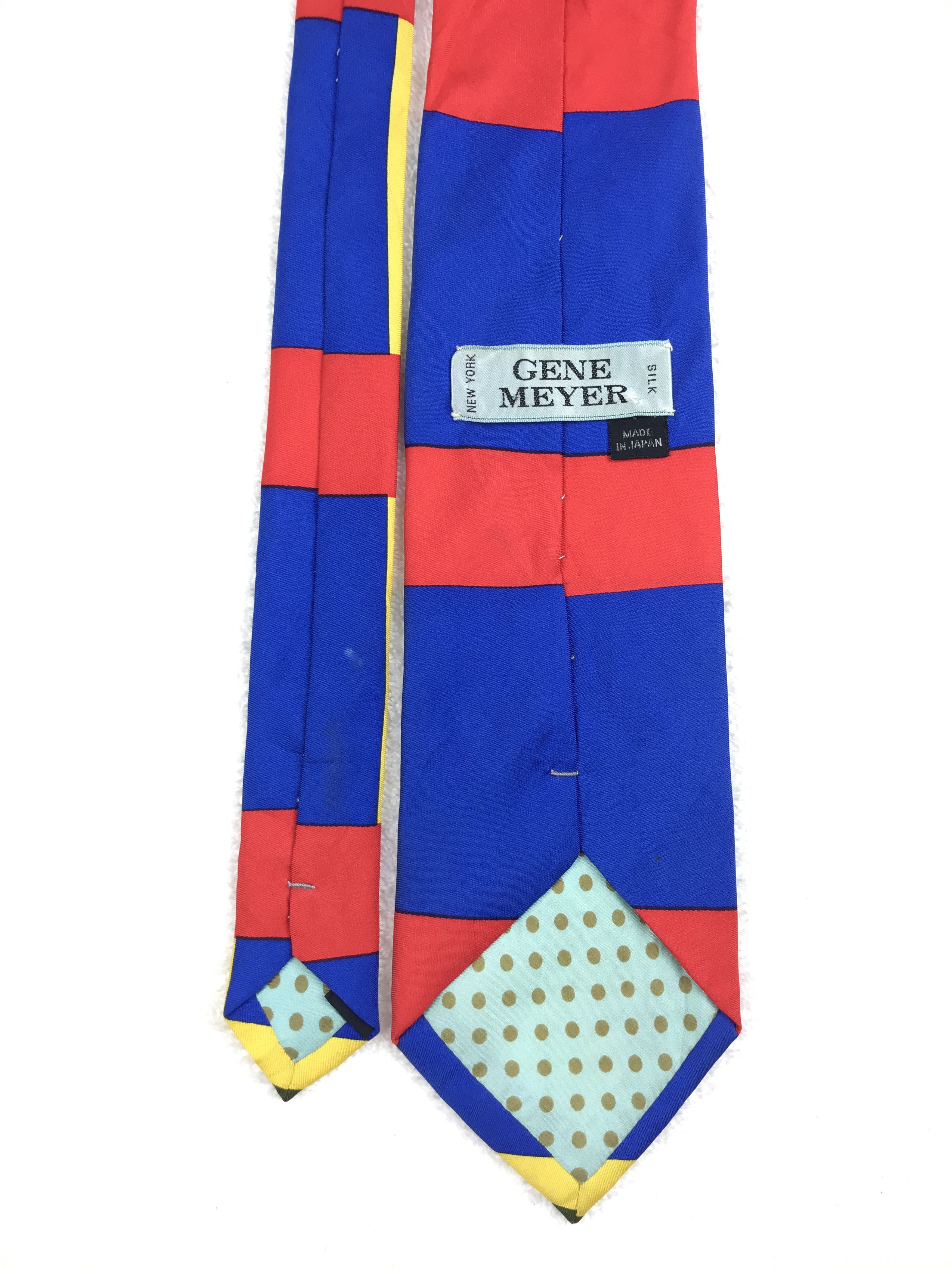 Designer × Vintage Vintage Gene Meyer Silk Necktie Size ONE SIZE - 4 Thumbnail