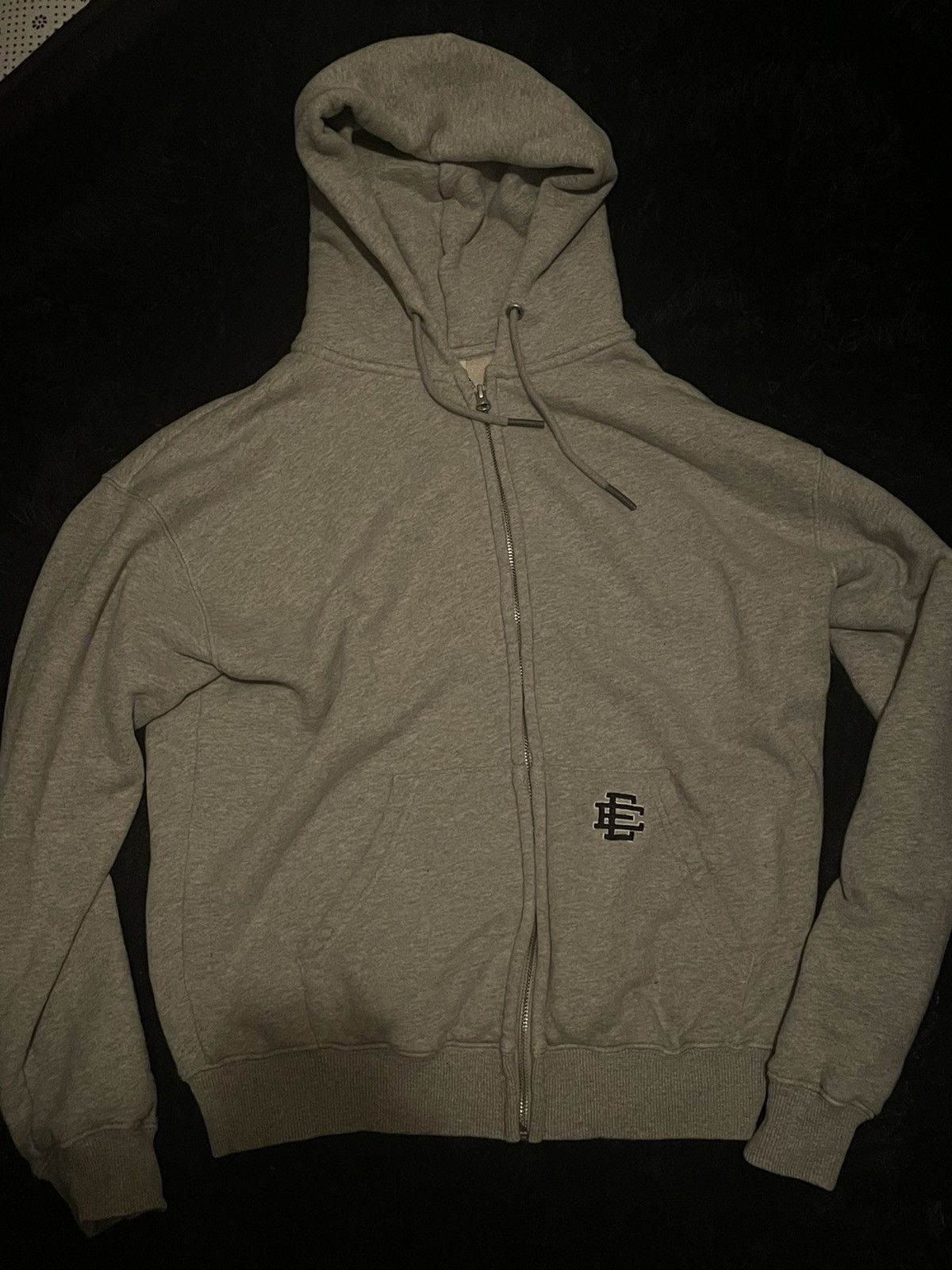 image of Eric Emanuel Eric Emmanuel Zip Up Hoodie in Grey, Men's (Size Small)