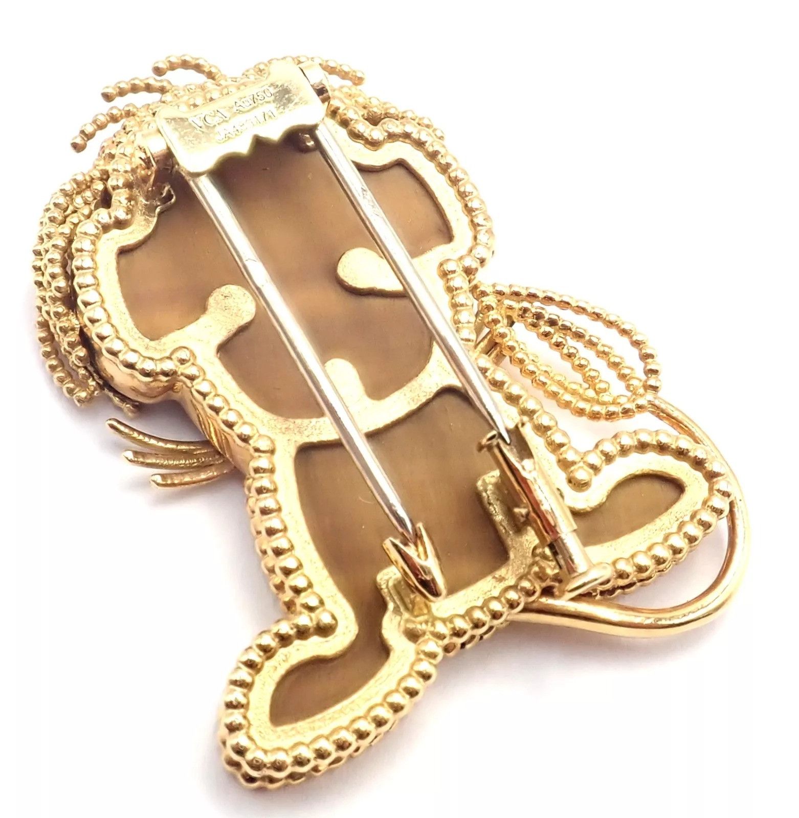 Van Cleef & Arpels Van Cleef & Arpels 18k Yellow Gold Tiger Eye Lucky Animals Size ONE SIZE - 7 Thumbnail
