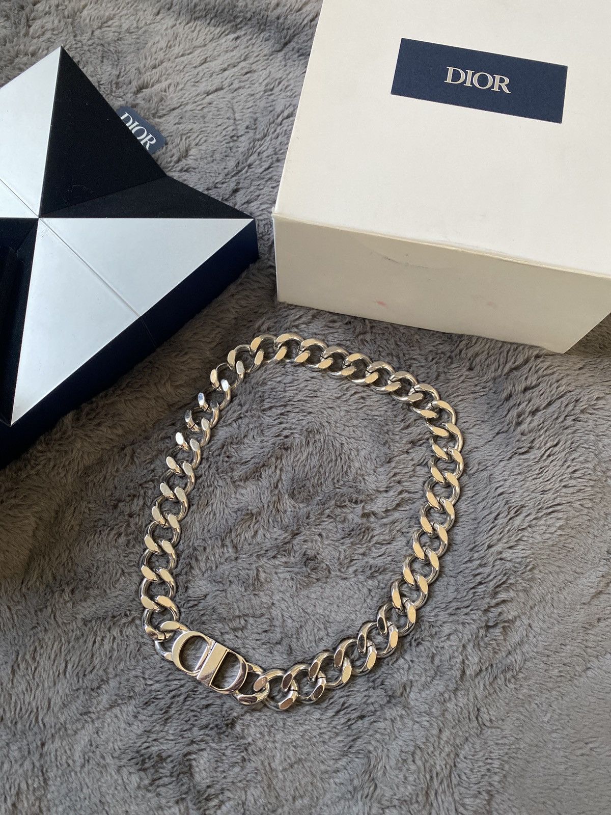 Dior Dior icon silver necklace Size ONE SIZE - 1 Thumbnail