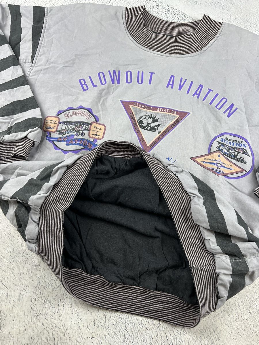 Other 💥RARE 80s Vintage Distressed Reversible Blowout Aviation USA Size US M / EU 48-50 / 2 - 14 Thumbnail