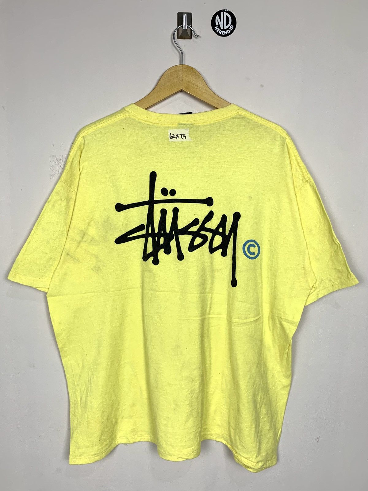 Stussy Basic Yellow Tshirt