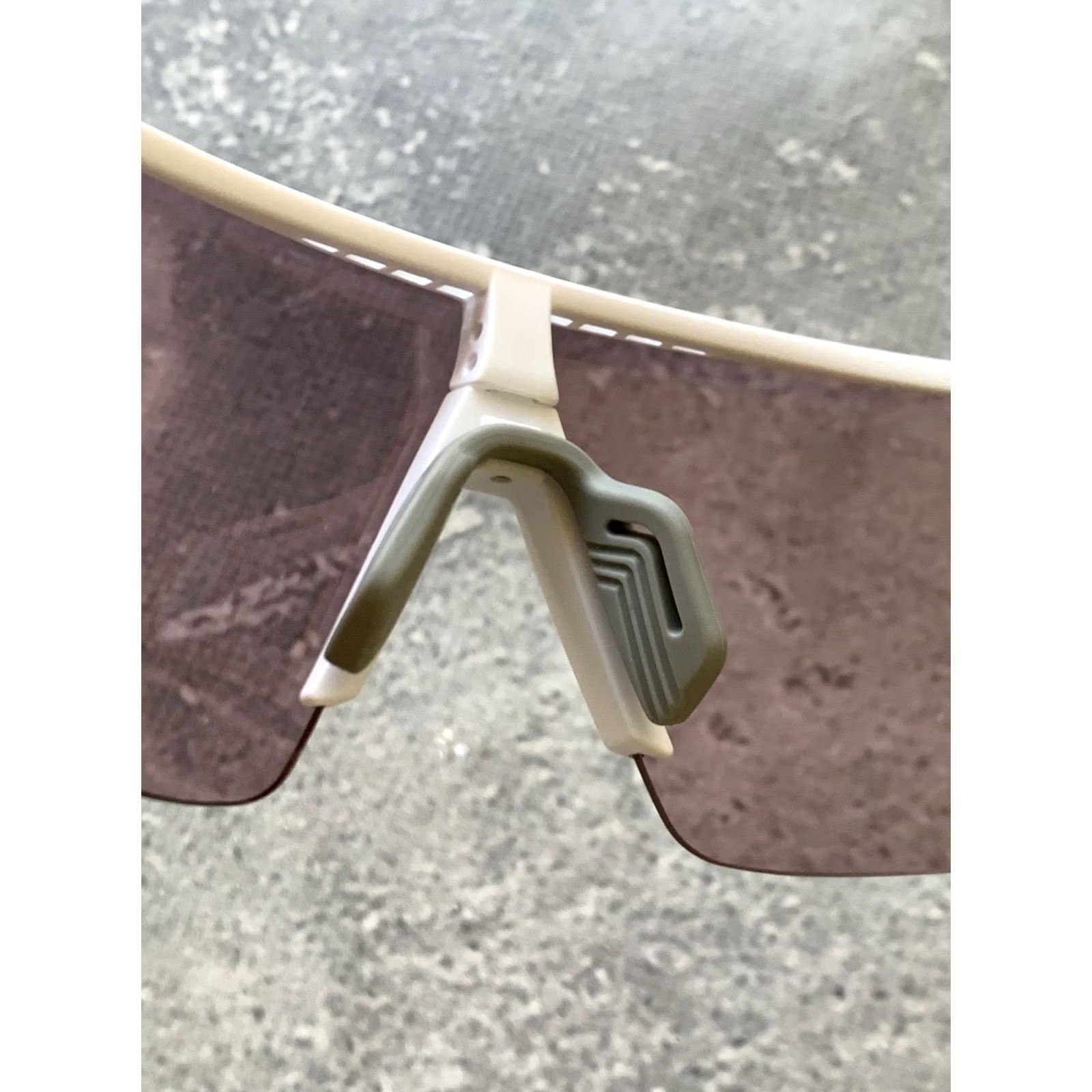 Adidas ADIDAS ANEMOS SPORT SHIELD SUNGLASSES 144 mm Unisex Adults White Brown Lens 144 mm 120 mm 144 mm Size ONE SIZE - 7 Thumbnail