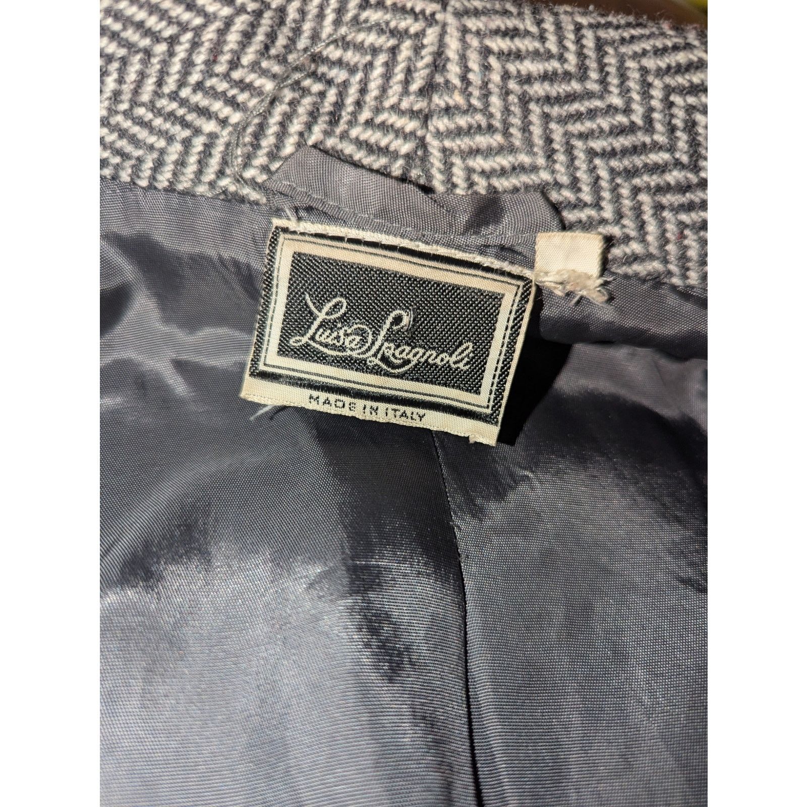 Luisa Cerano Vintage Luisa Spagnoli Herringbone Jacket Large Italy Size L / US 10 / IT 46 - 11 Thumbnail