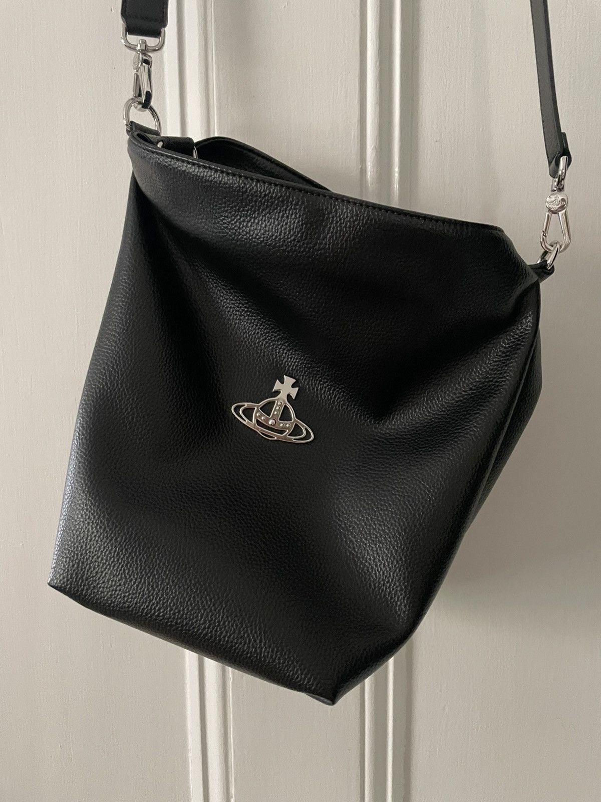 Vivienne Westwood Black Sam Crossbody Bag, Men's