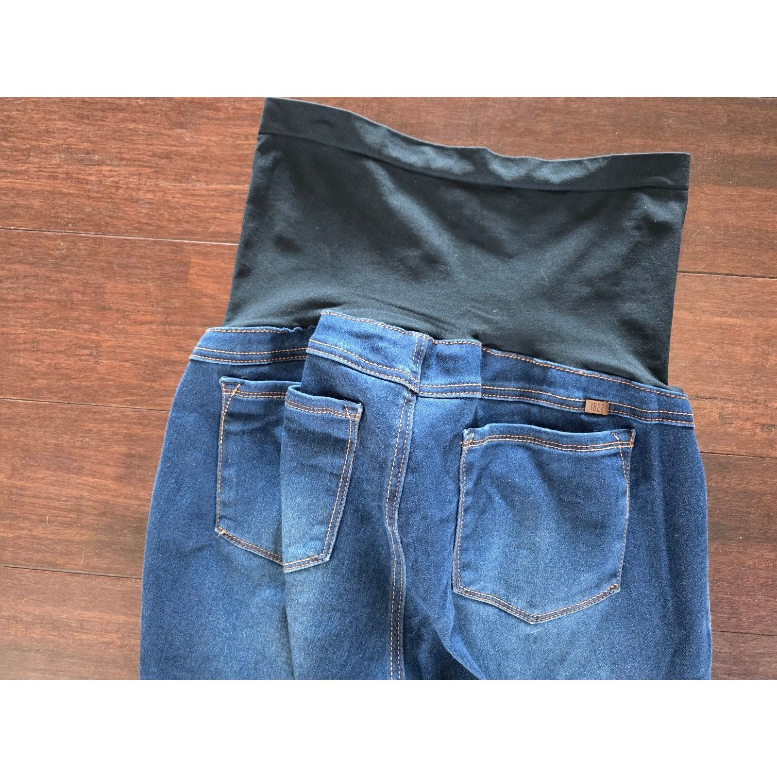 Other 1822 Denim Maternity Ankle Skinny Jeans Size 10/30 Size 32" / US 10 / IT 46 - 8 Thumbnail