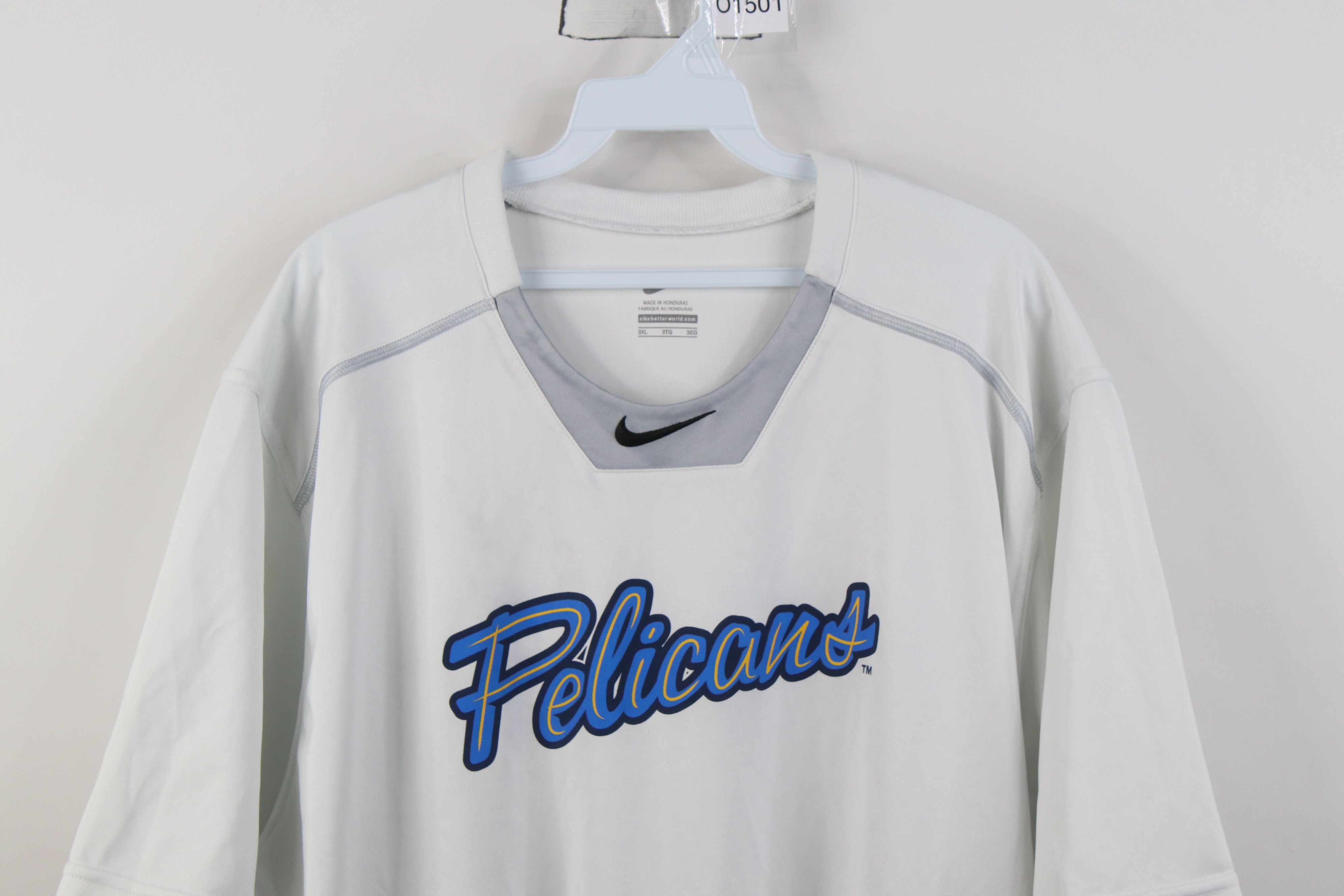 Nike Nike NBA Swoosh New Orleans Pelicans Basketball Knit T-Shirt Size US XXL / EU 58 / 5 - 2 Thumbnail