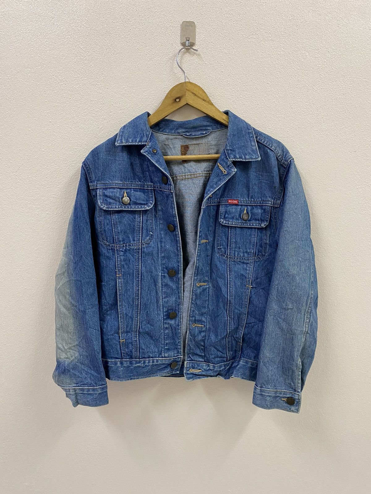 Big John × Vintage Vtg Big John Denim Jacket Size US S / EU 44-46 / 1 - 2 Thumbnail