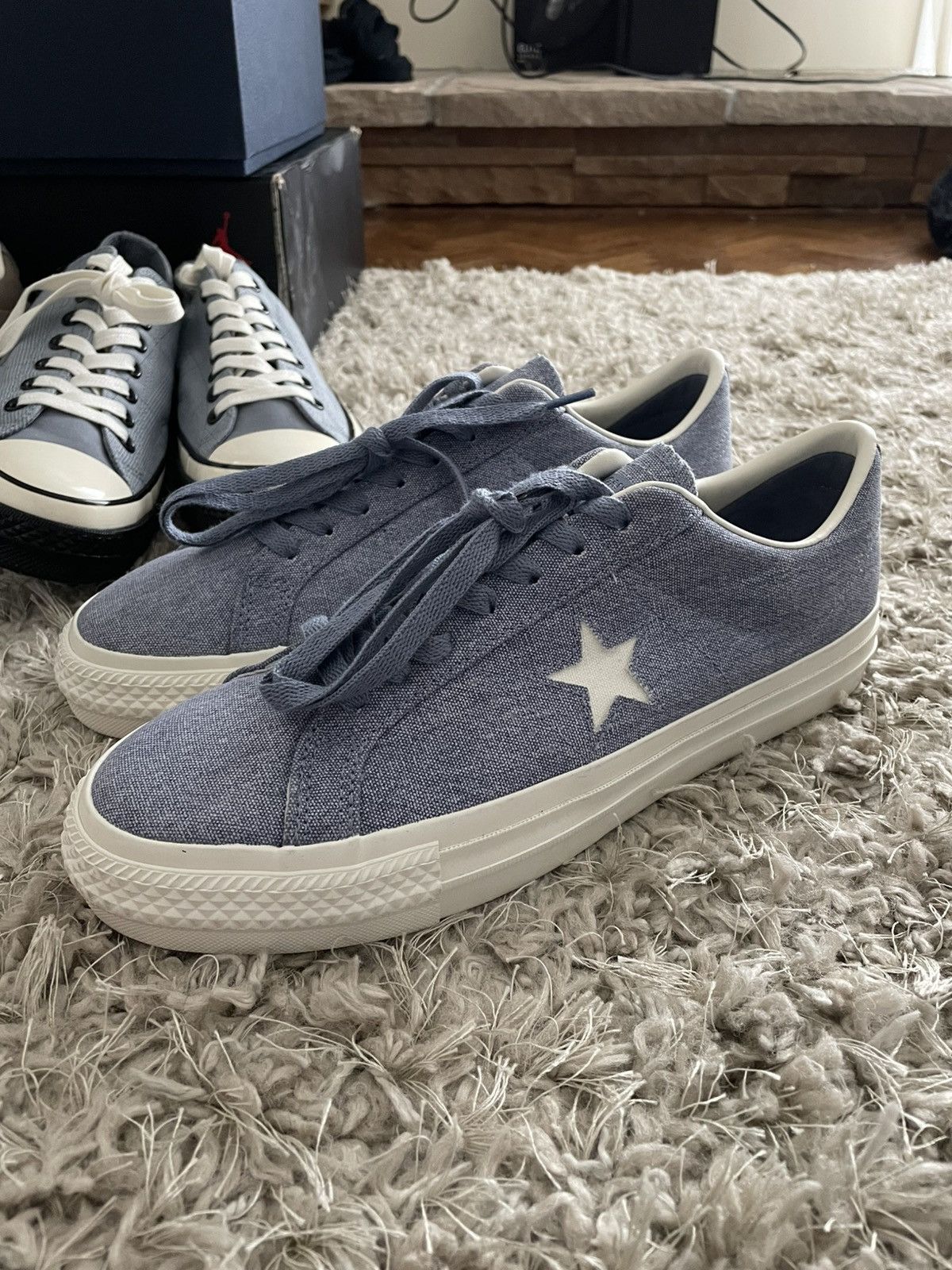 Converse One Star Blue Canvas