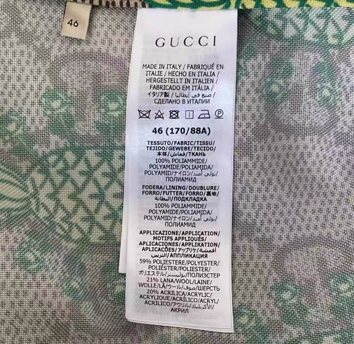 Gucci Gucci Pineapple zipper jacket 2504-Nextarrow Size US S / EU 44-46 / 1 - 9 Thumbnail