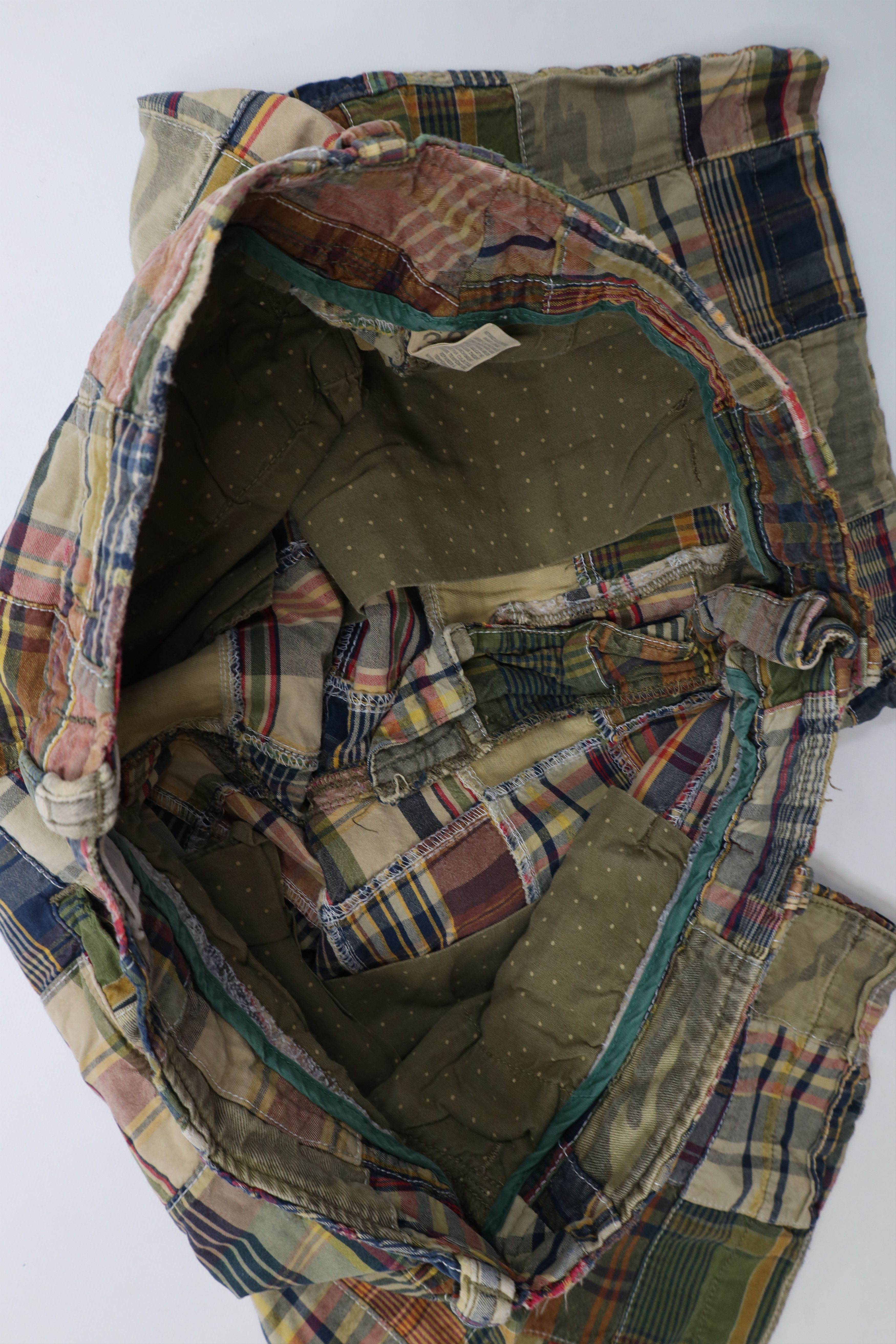 American Eagle Outfitters × Vintage Vintage American Eagle Patchwork Shorts Longer Length Size US 32 / EU 48 - 11 Thumbnail