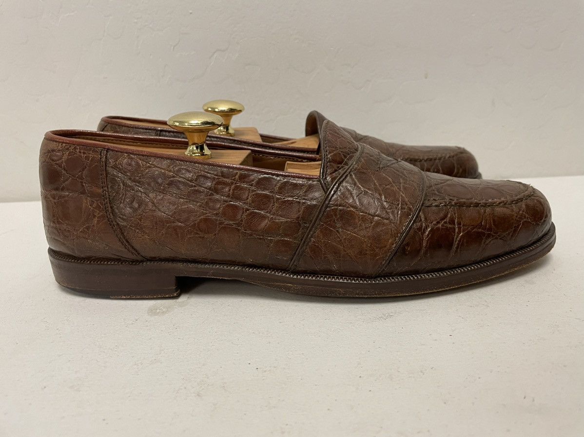 Magnanni × Vintage Genuine Crocodile Loafer Size US 9 / EU 42 - 2 Thumbnail