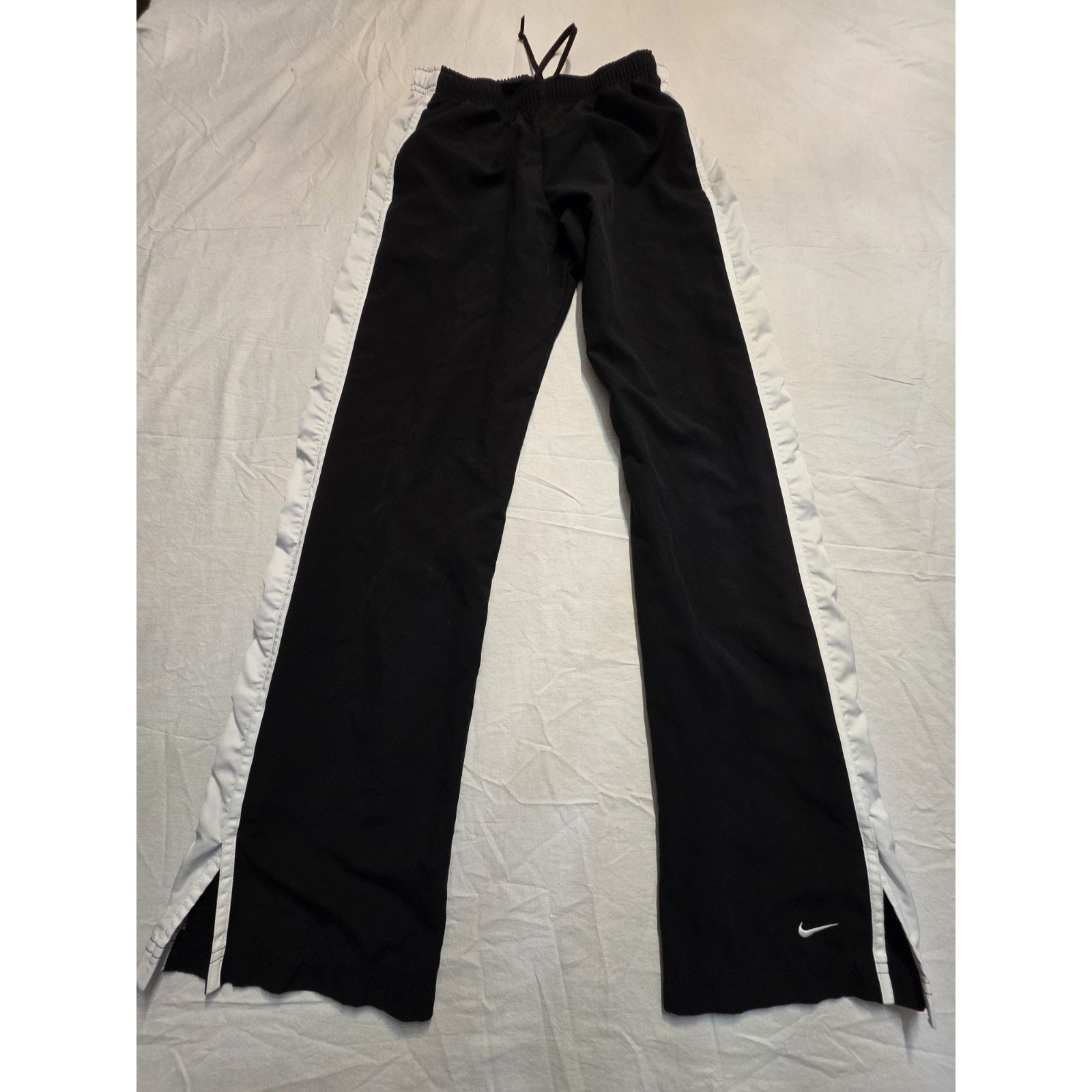 Nike Nike Size Small Men's Black with White Stripe Joggers Size US 30 / EU 46 - 1 Thumbnail
