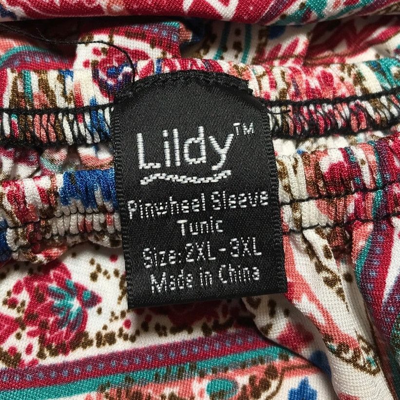 Other Lildy Floral Paisley Off the Shoulder Tunic 2XL-3XL Size 3XL / US 20-22 - 3 Thumbnail