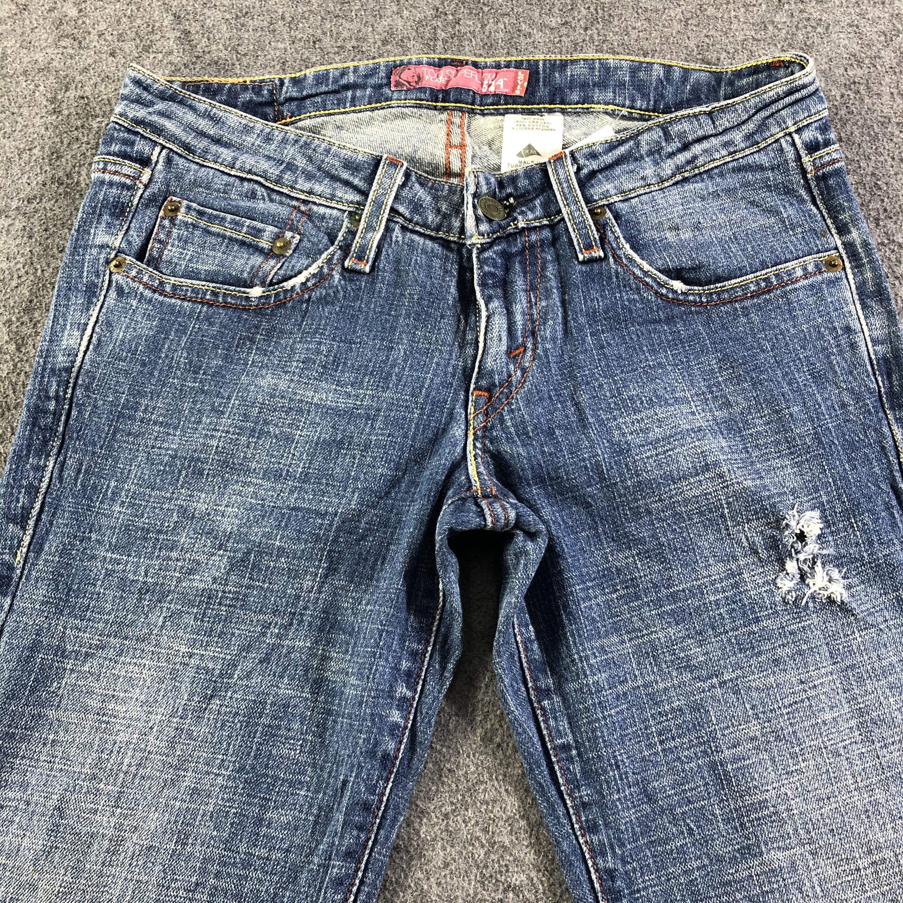 Levi's Vintage Blue Wash Levis 524 Jeans-J3024 Size US 31 - 3 Thumbnail