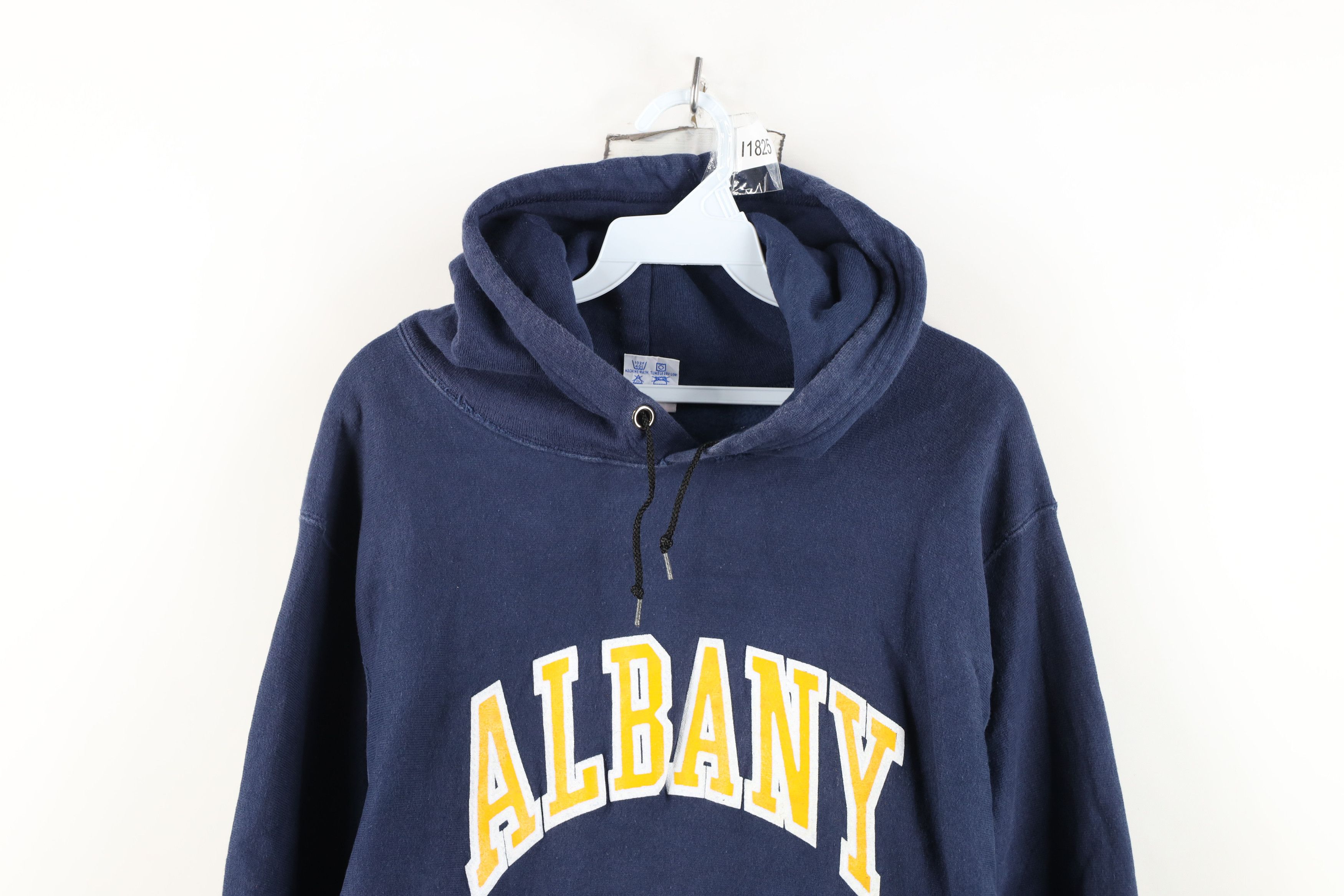 Vintage Vintage 90s University at Albany Hoodie Sweatshirt USA Size US M / EU 48-50 / 2 - 2 Thumbnail