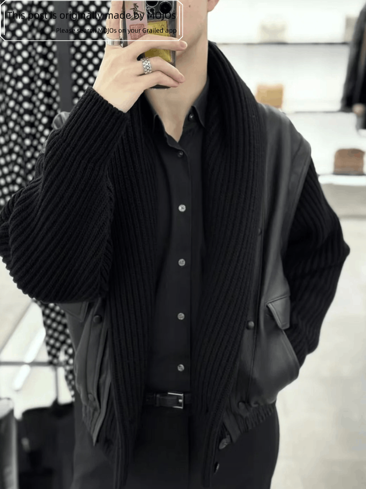 Saint Laurent Paris Sz 48 Saint Laurent Paris Detachable 23AW Leather Jacket Size US M / EU 48-50 / 2 - 6 Thumbnail