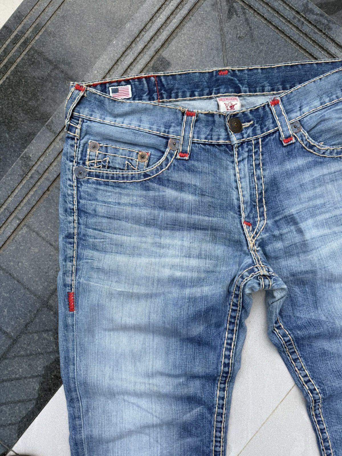 True Religion 90’s TRUE RELIGION RARE POCKET LOGO Y2K VINTAGE RETRO PANTS Size US 38 / EU 54 - 10 Thumbnail