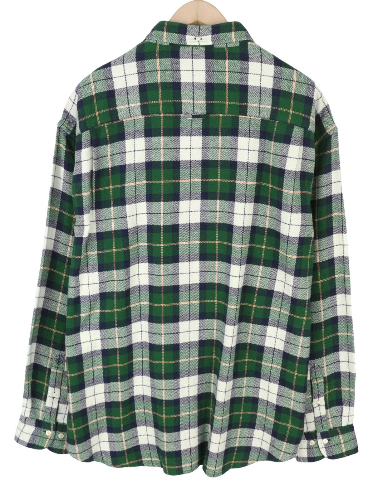 Gant REL TEXTURE CHECK XL Forest Green Flannel Button 87507 Size US XL / EU 56 / 4 - 4 Thumbnail